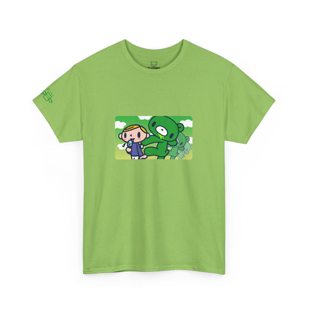 Sneak Up Green Gloomy Bear Tee