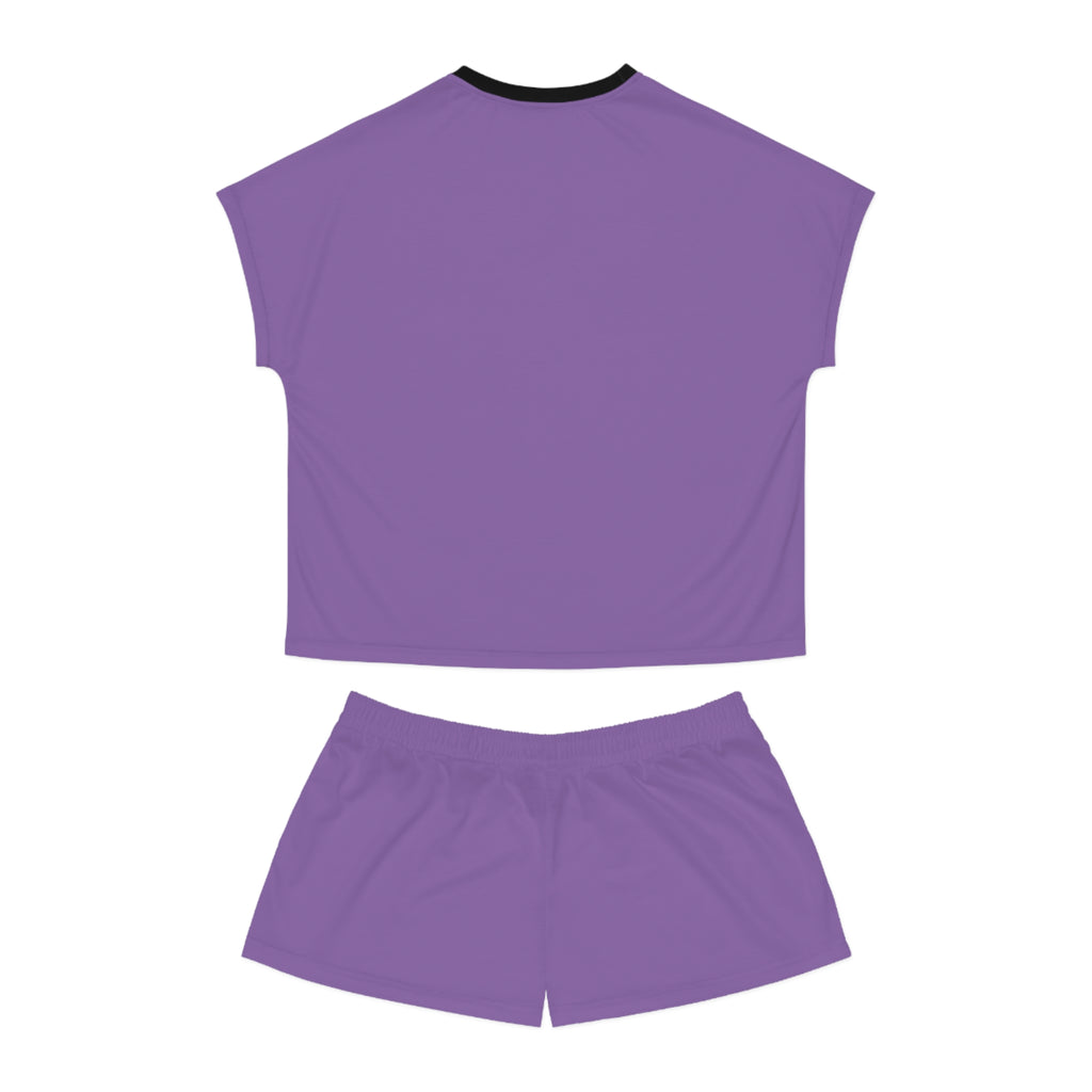 Slit Gill Big Purple Pajama Set