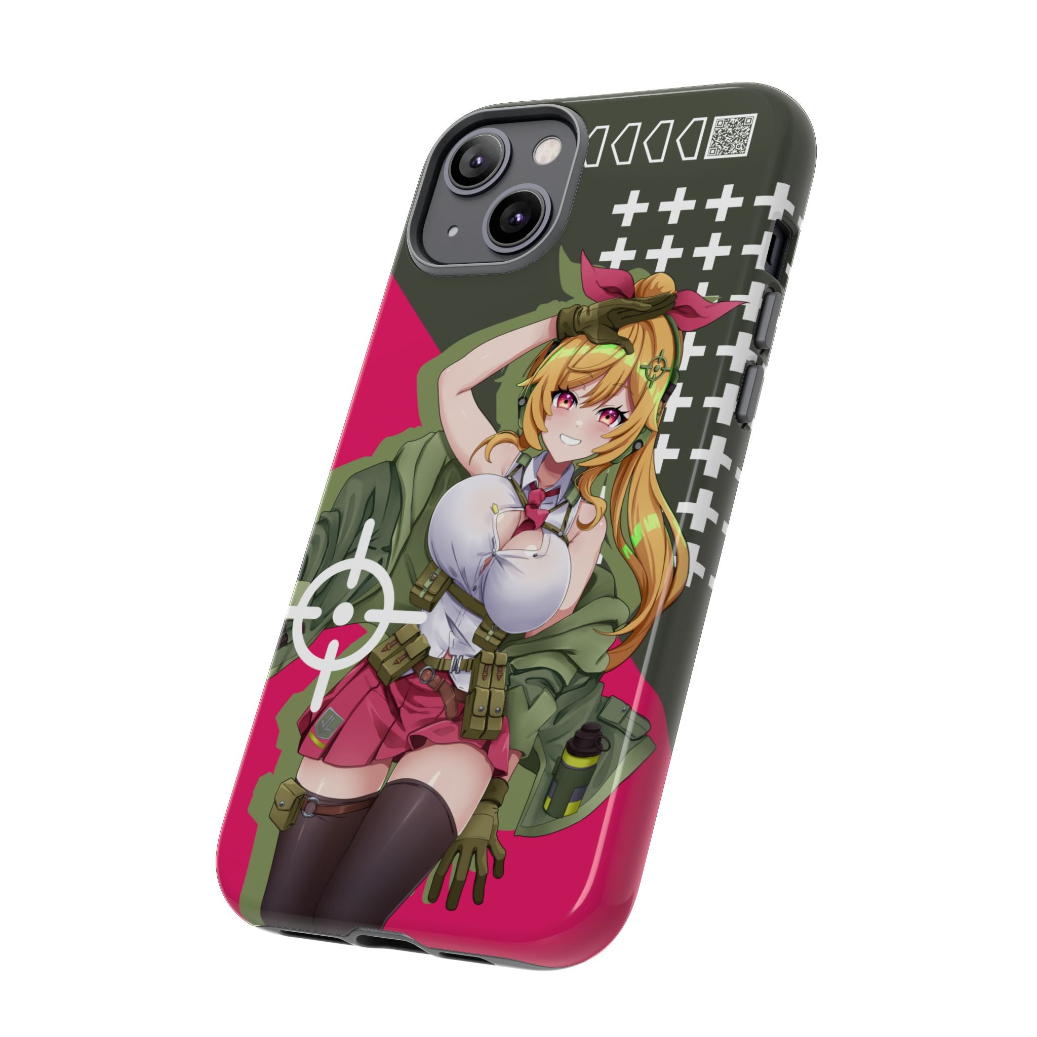 タレットガールズ - ロックオン スマホケース