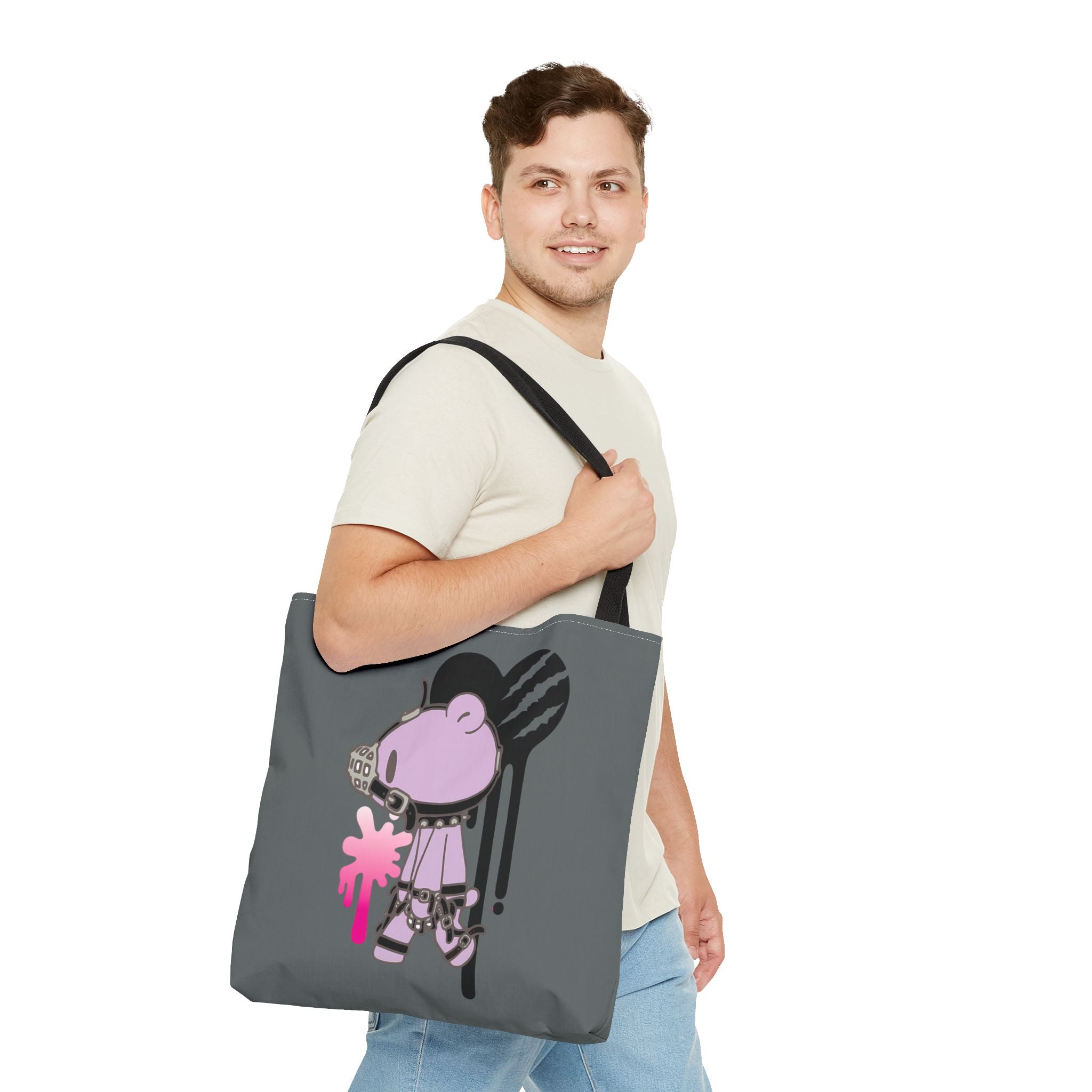 Gloomy Bear x DEDGRL6  "Jelly Heart" Tote Bag