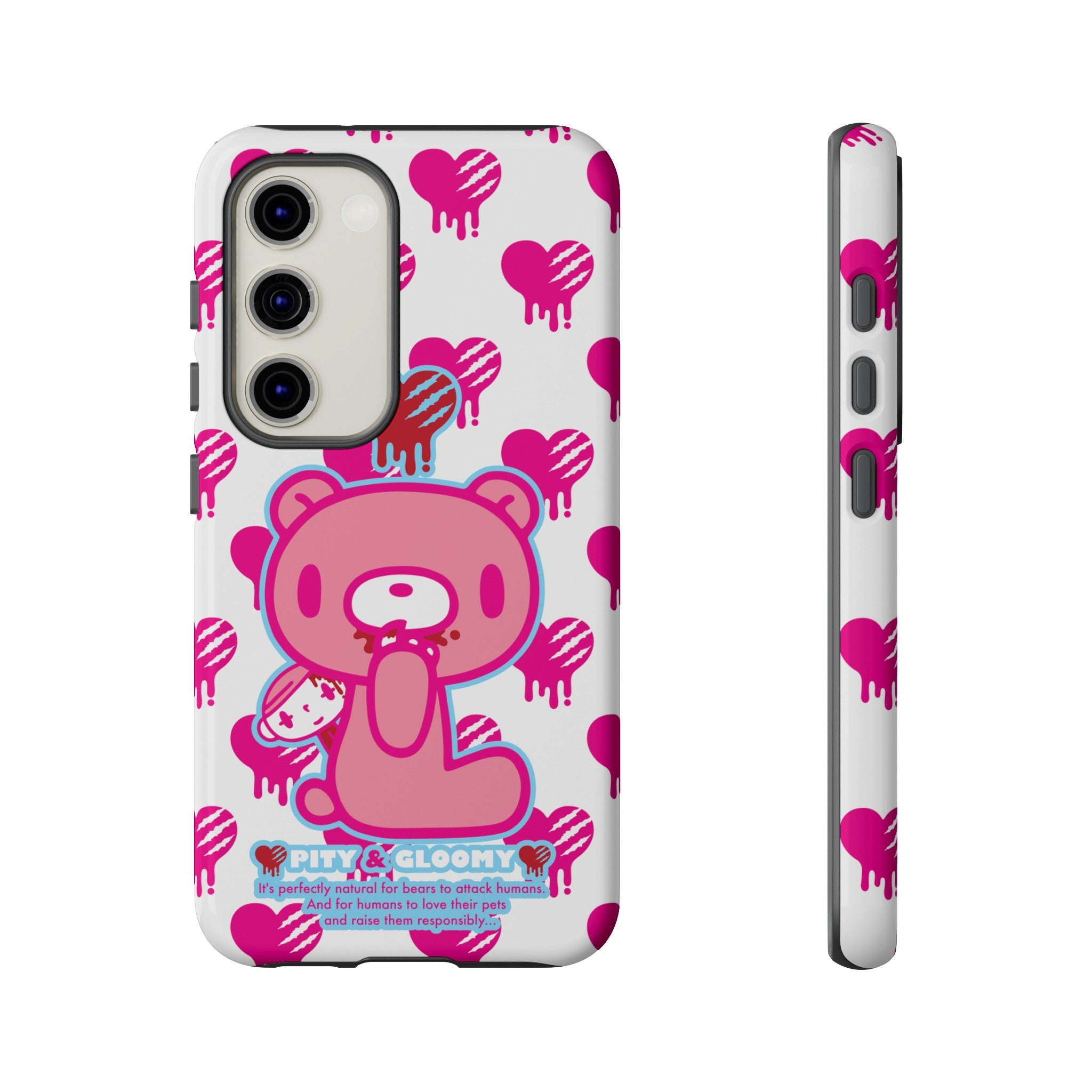 Gloomy Bear White Phone Case