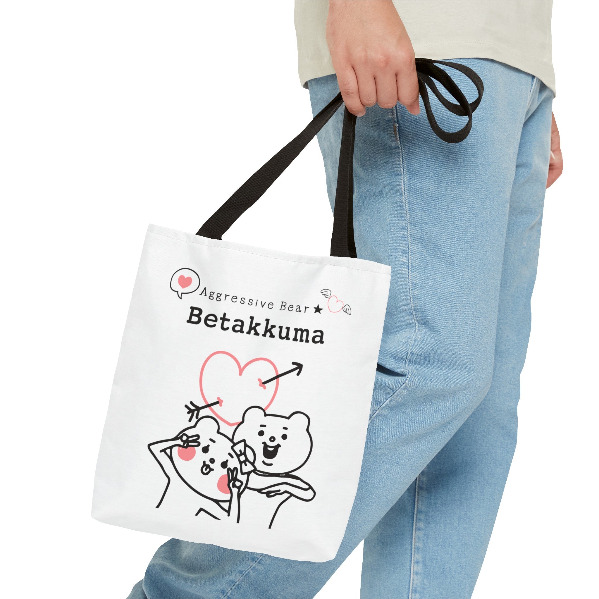 Betakkuma Arrow Heart Tote Bag