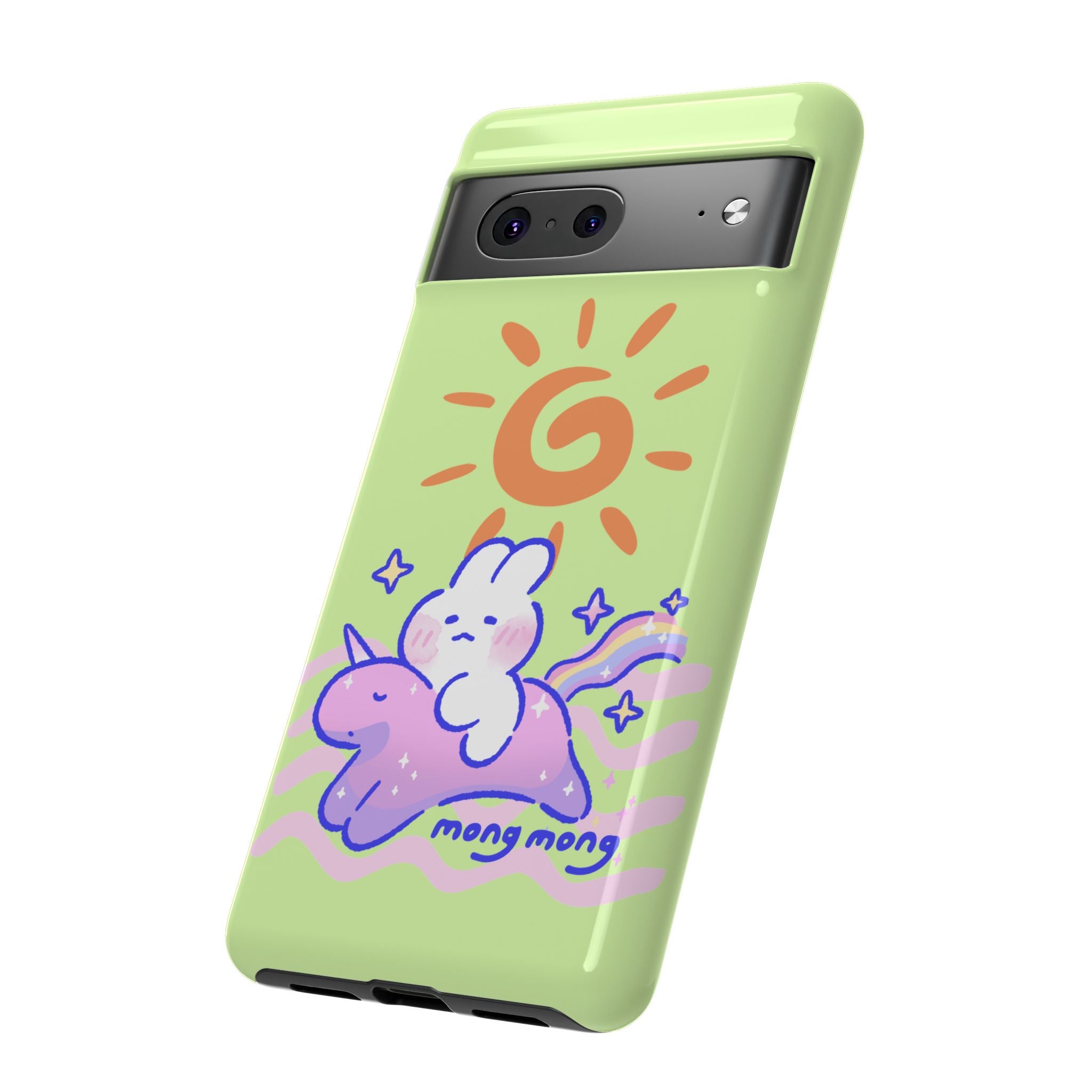 Lovely Mong Mong Ride a Unicorn Phone Case