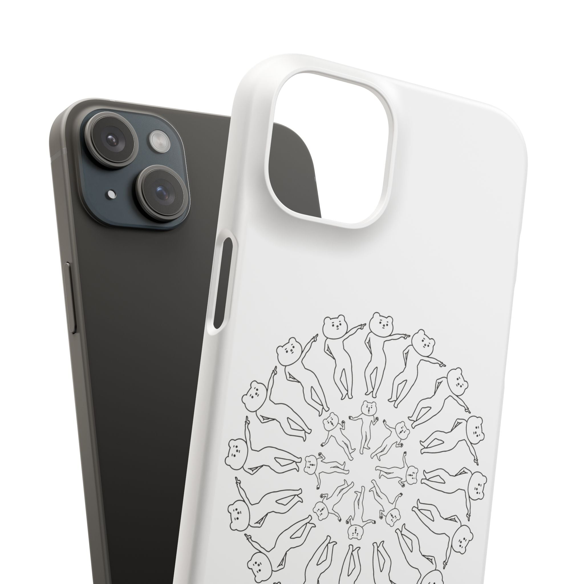 Betakkuma Swirl Pattern Phone Case