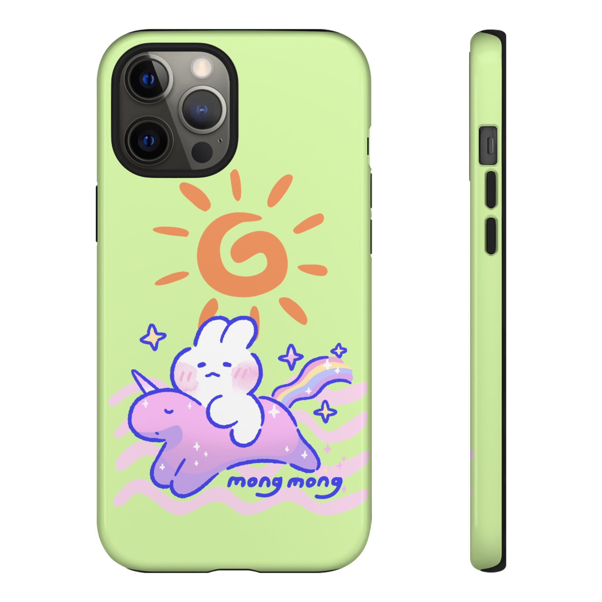 Lovely Mong Mong Ride a Unicorn Phone Case