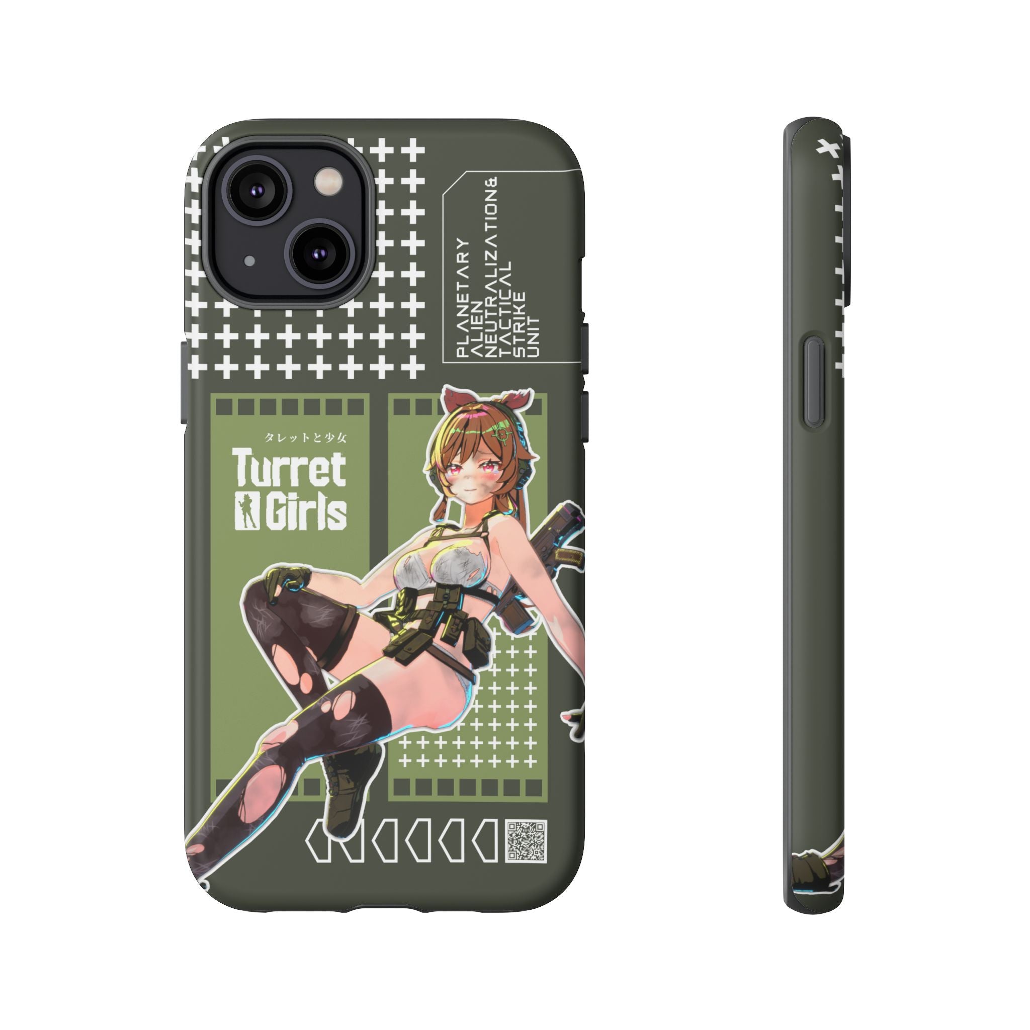 タレットガールズ - ぼろぼろのスマホケース