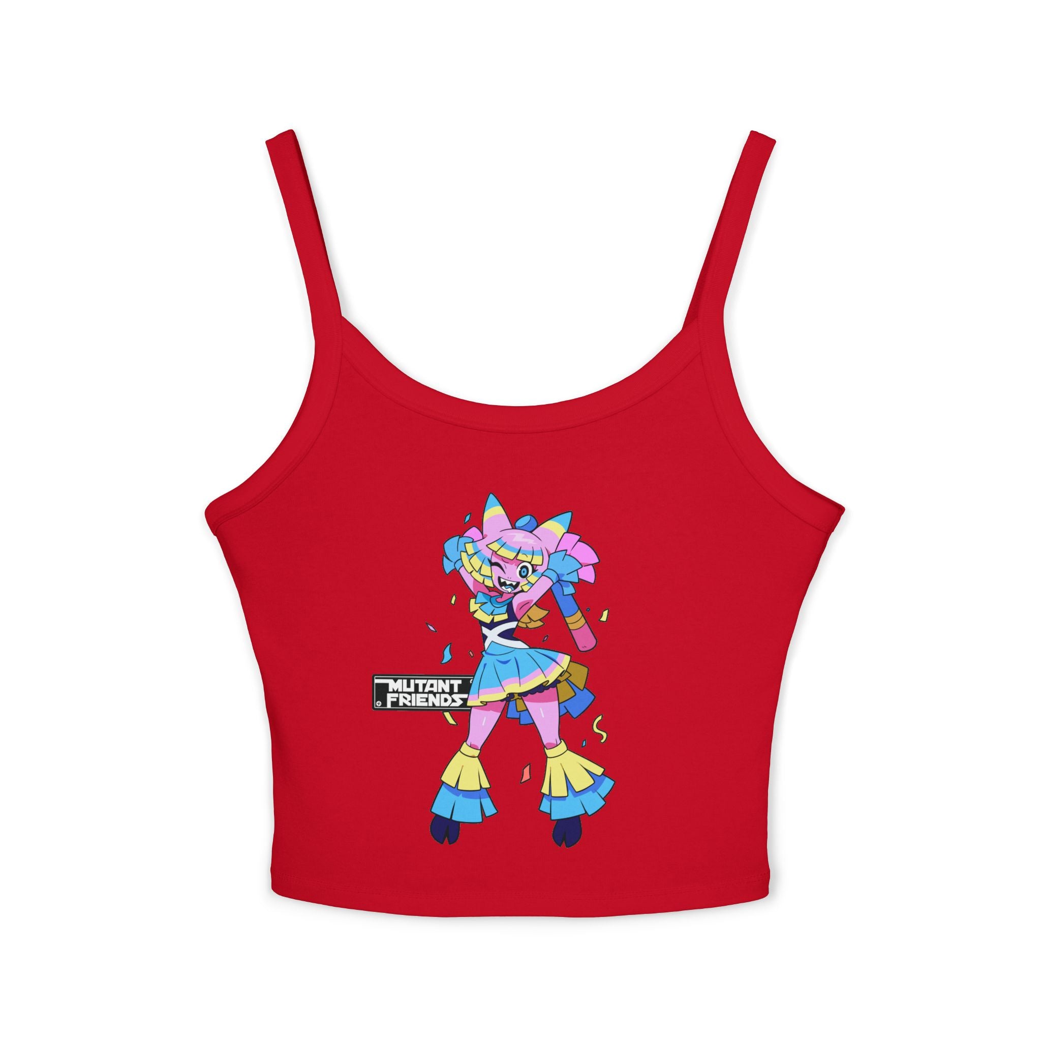 NelNal Mutant friends Spaghetti Strap Tank Top