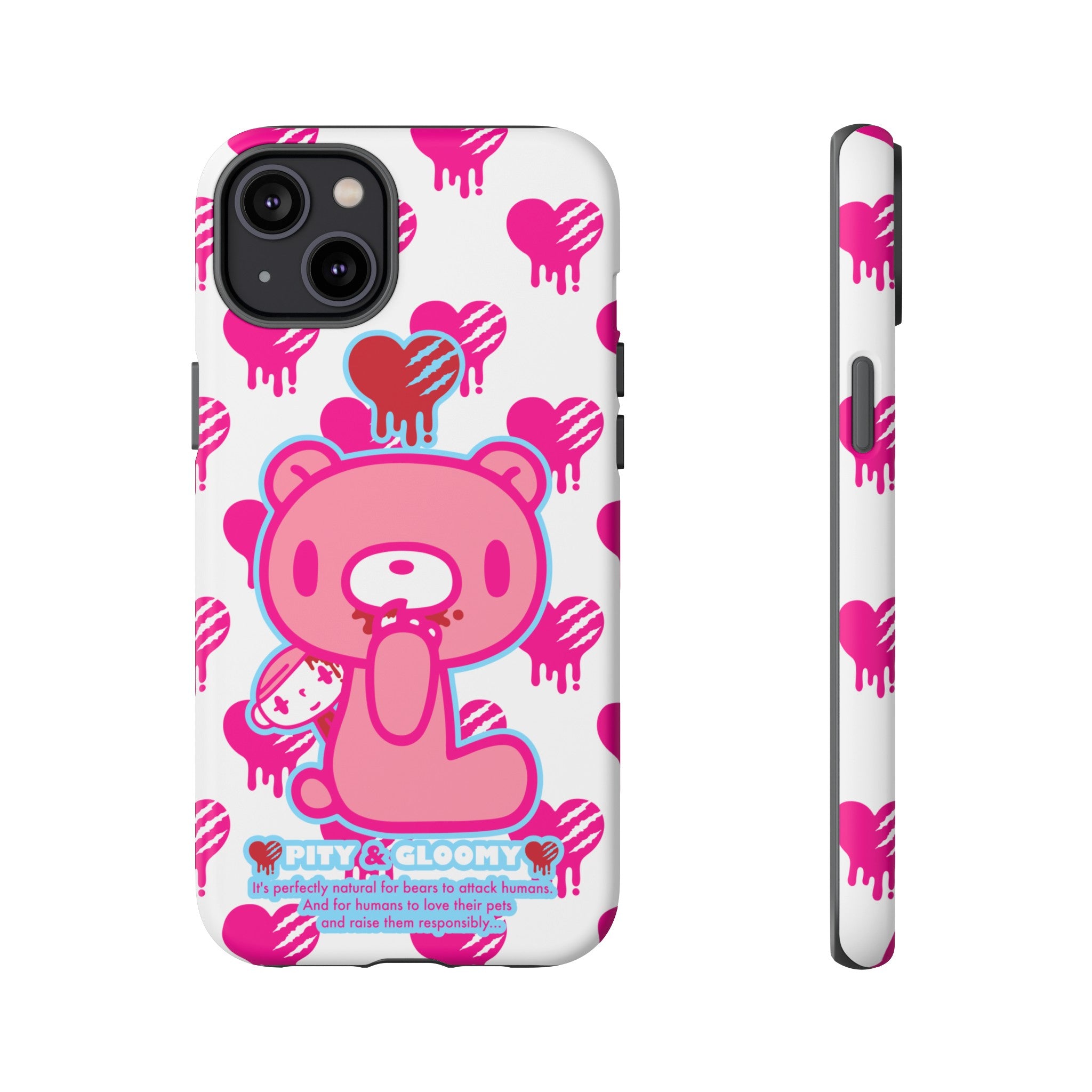 Gloomy Bear White Phone Case