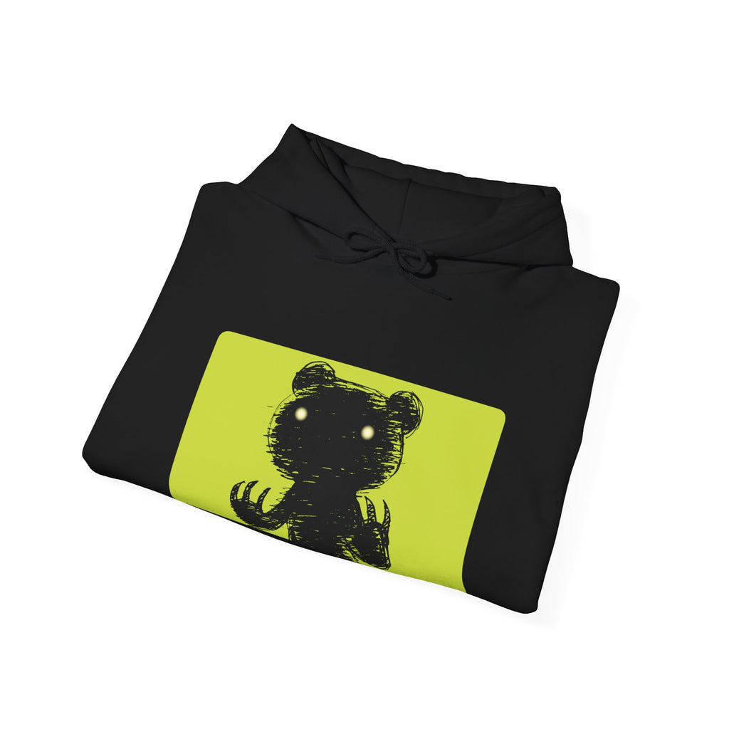 Green Block Abstraction Gloomy Bear Hoodie