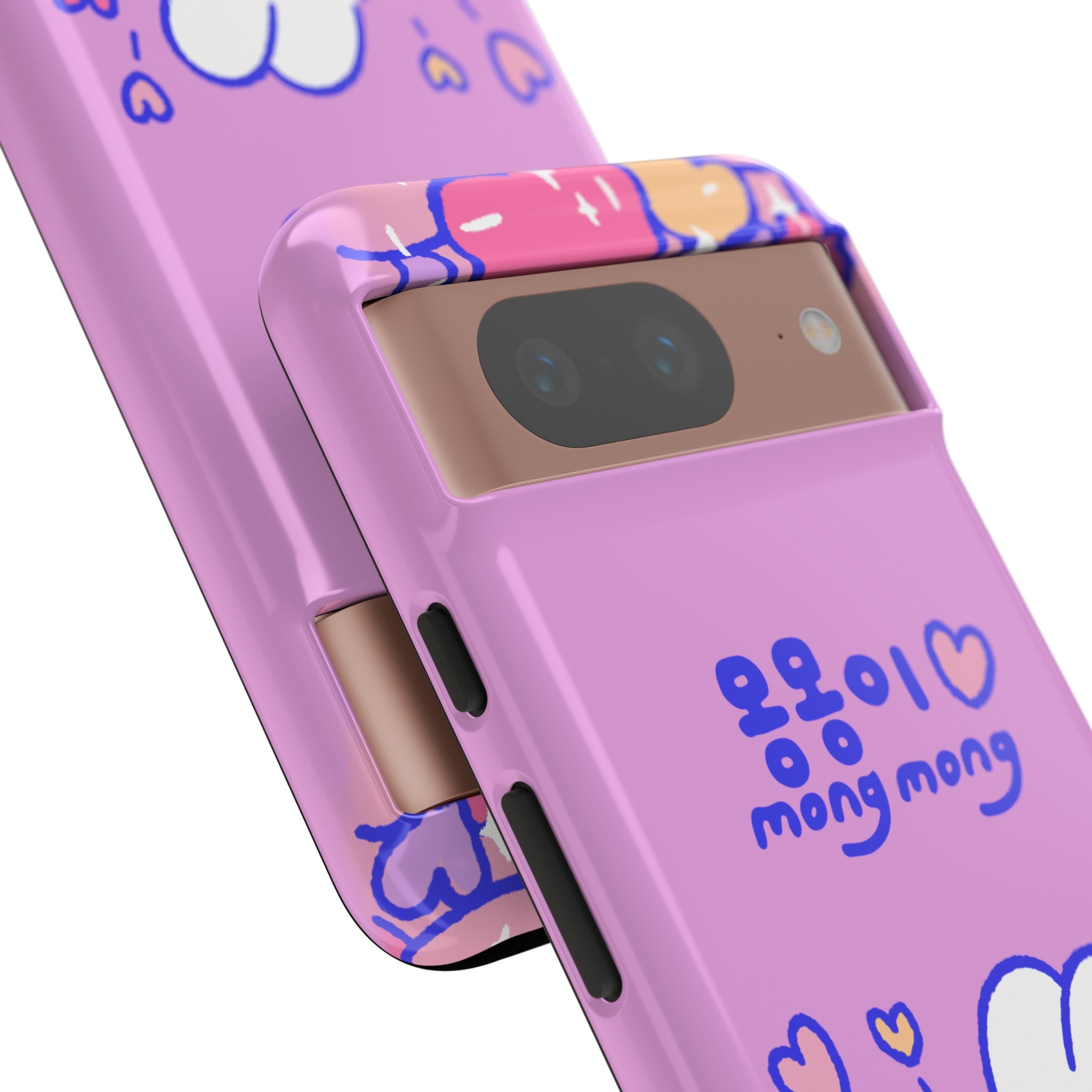 Lovely Mong Mong Heart Bath Phone Case