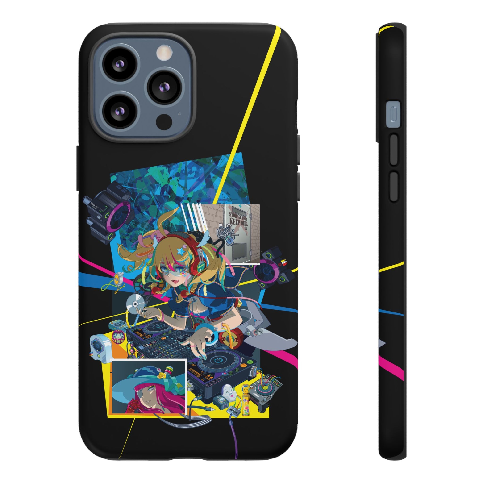 HYPERSONIC music club DJ VAL - Tough Phone Case