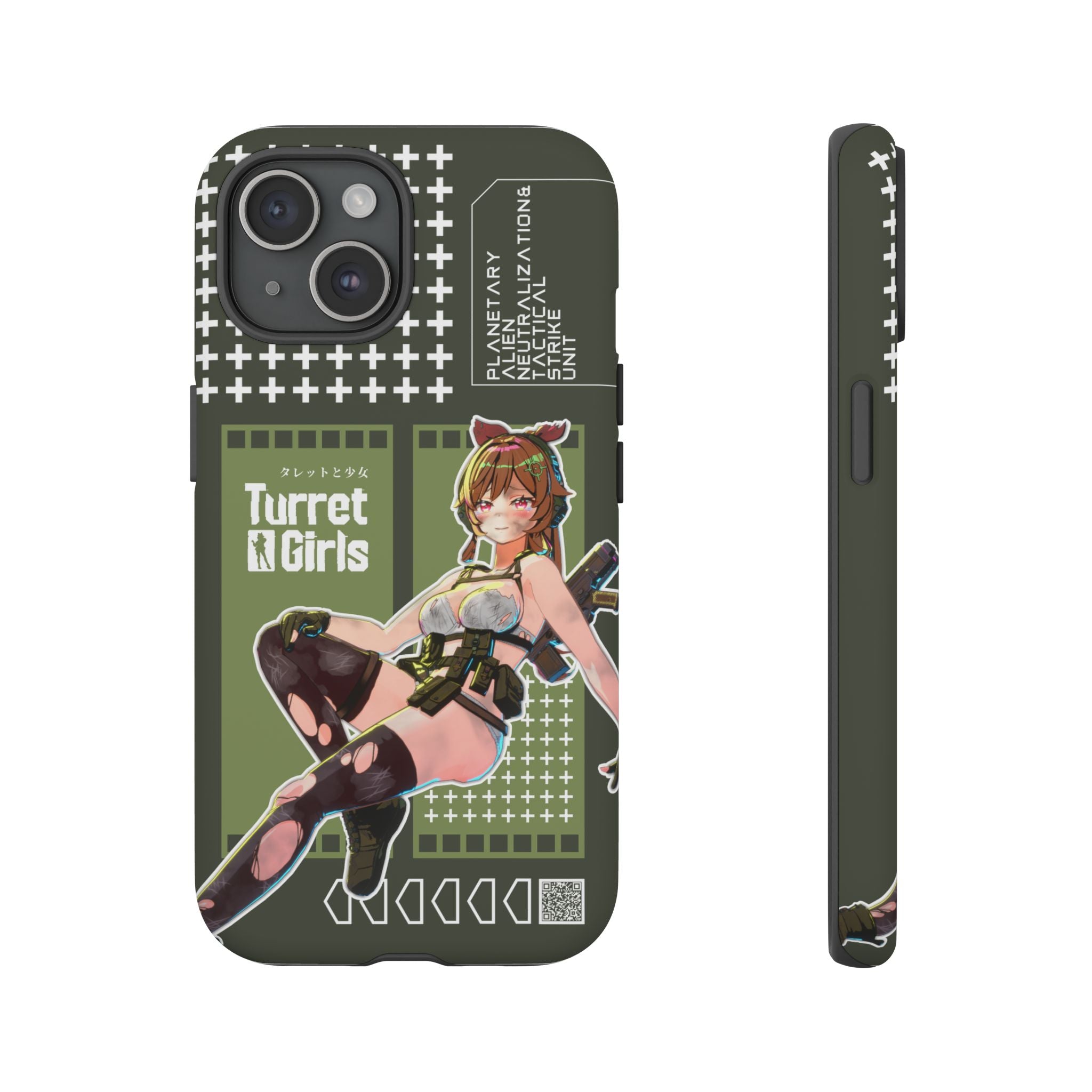 タレットガールズ - ぼろぼろのスマホケース