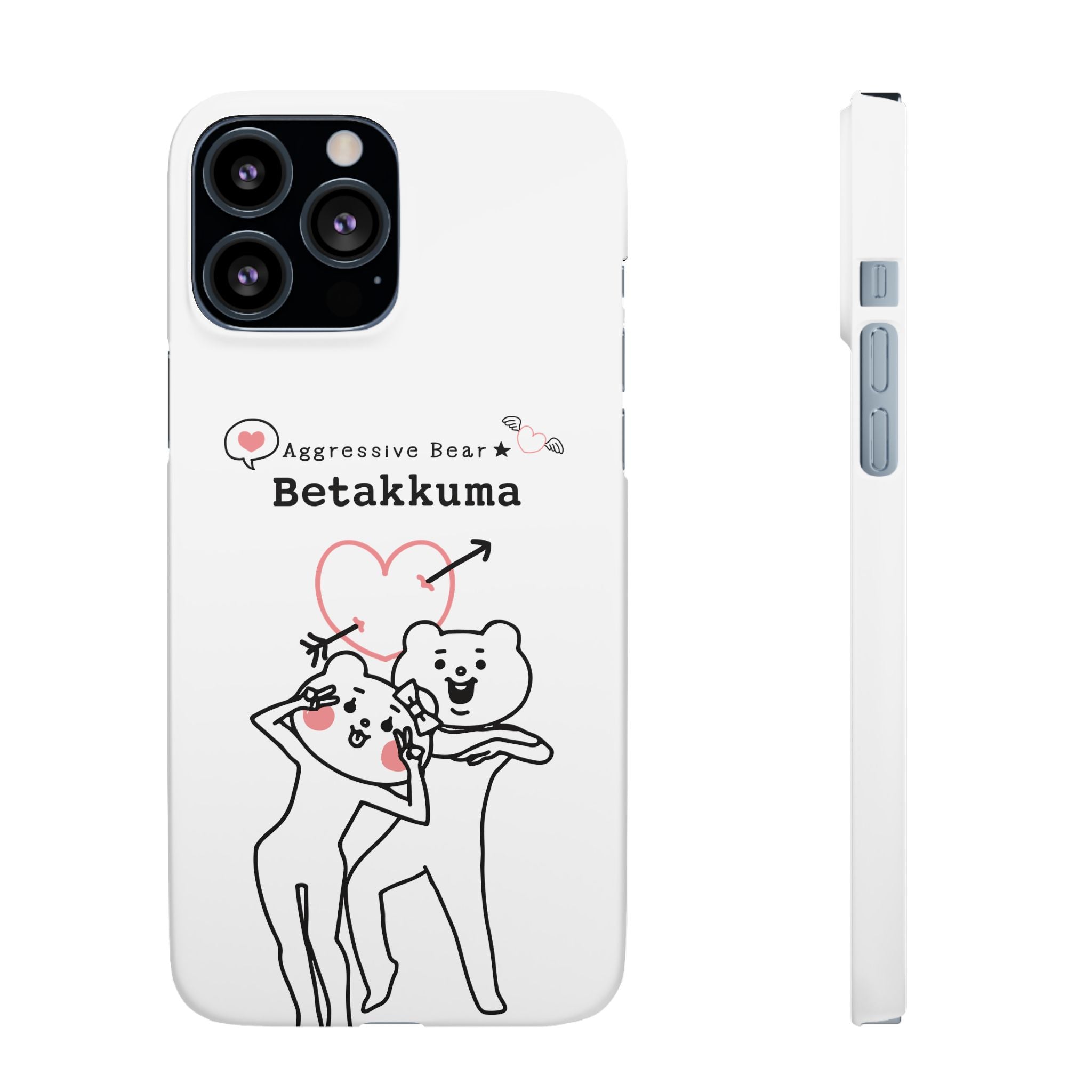 Betakkuma Arrow Heart Phone Case