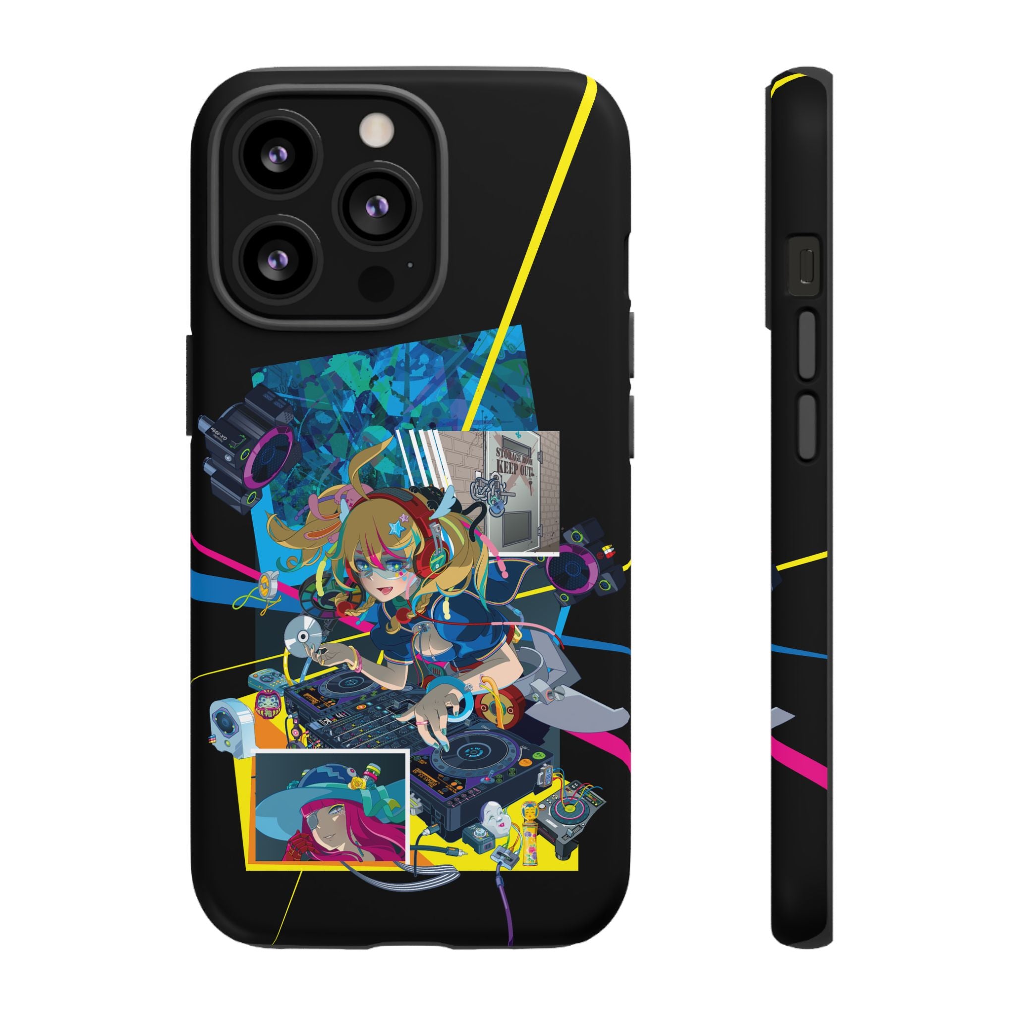 HYPERSONIC music club DJ VAL - Tough Phone Case