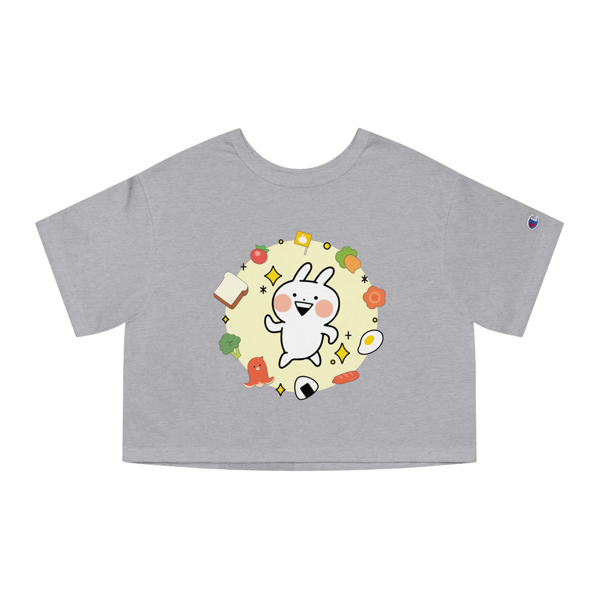 Usagyuuun T Champion Women's Heritage Cropped T-Shirt