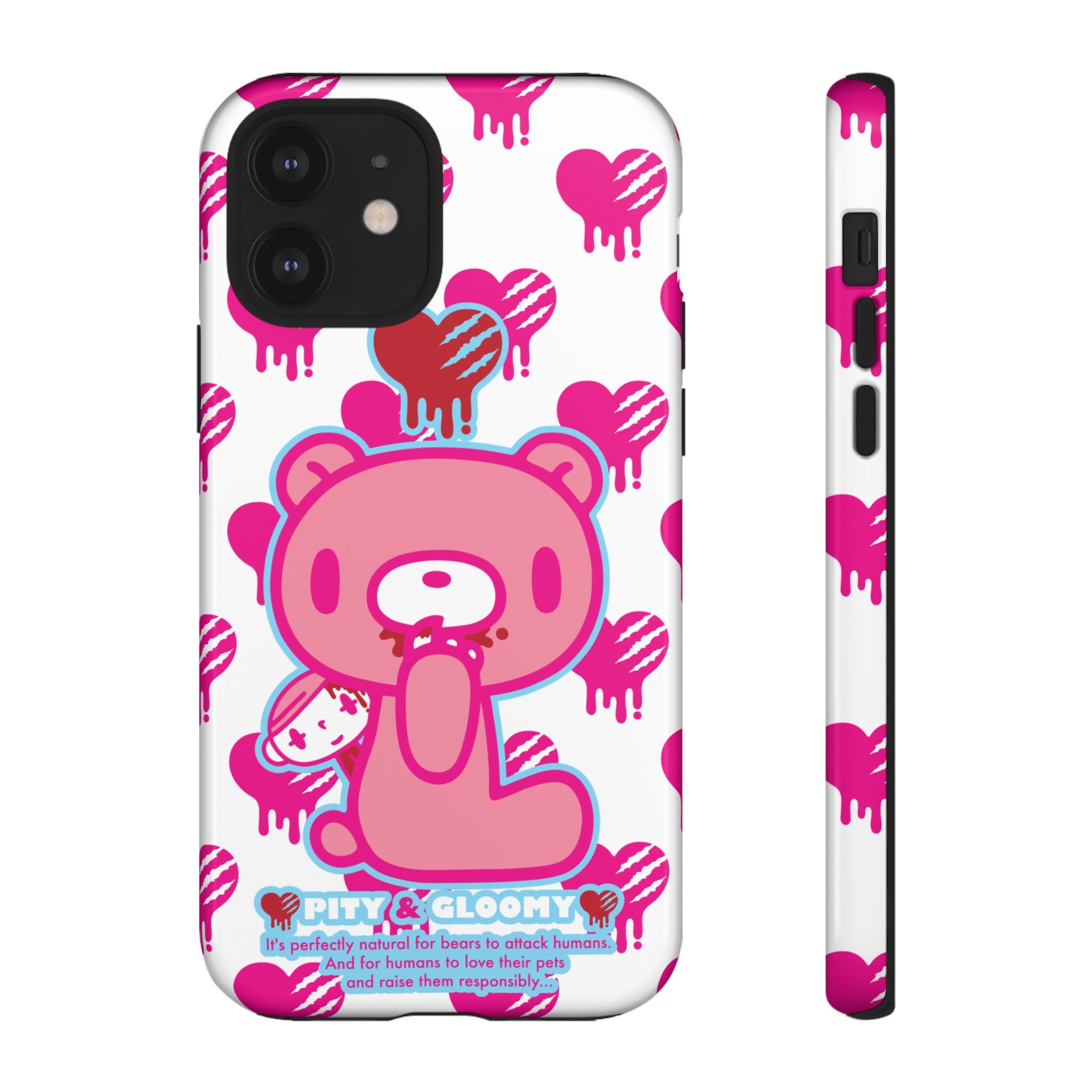 Gloomy Bear White Phone Case