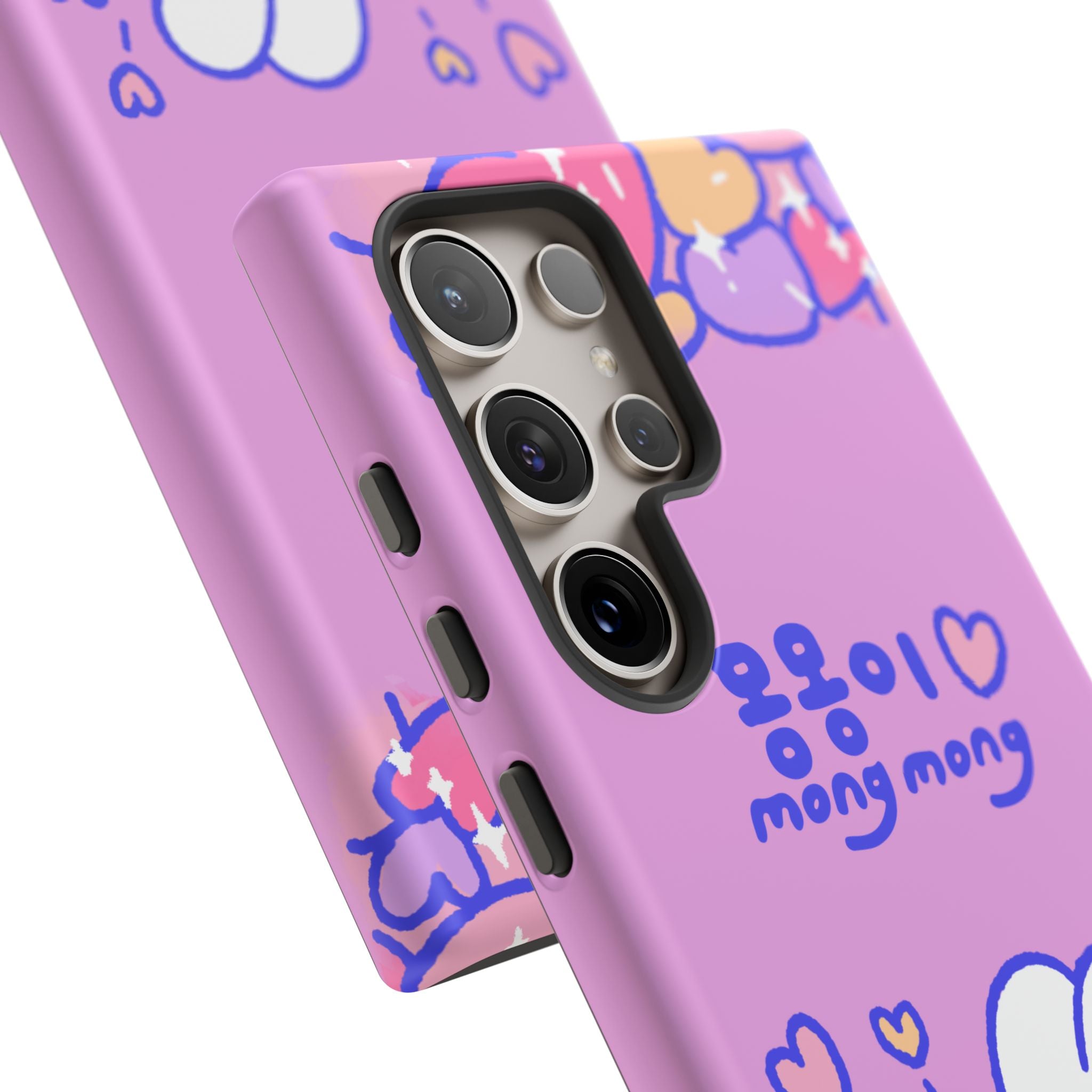 Lovely Mong Mong Heart Bath Phone Case