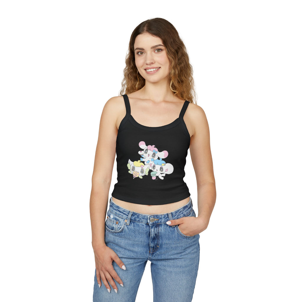 Pero Pero Spaghetti Strap Tank Top
