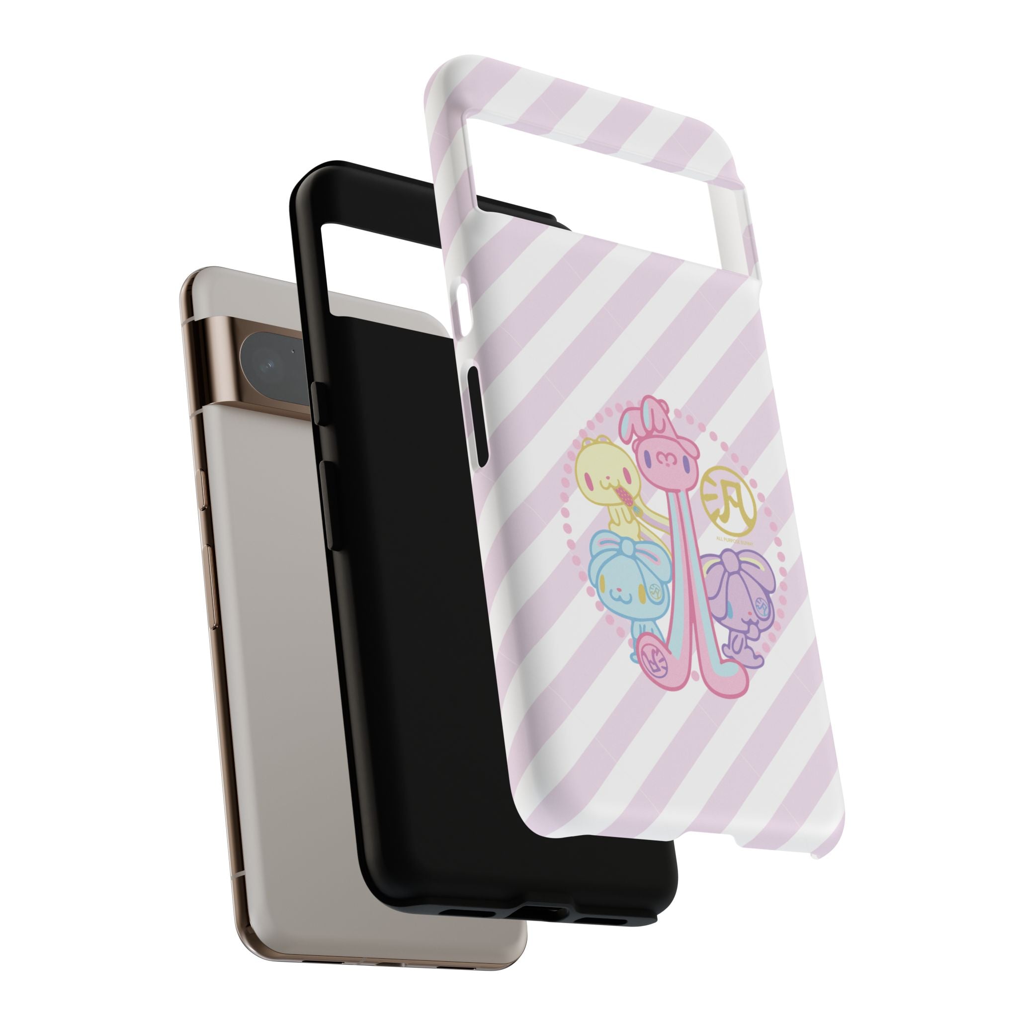 All Purpose Bunny Group Pastel Phone Case