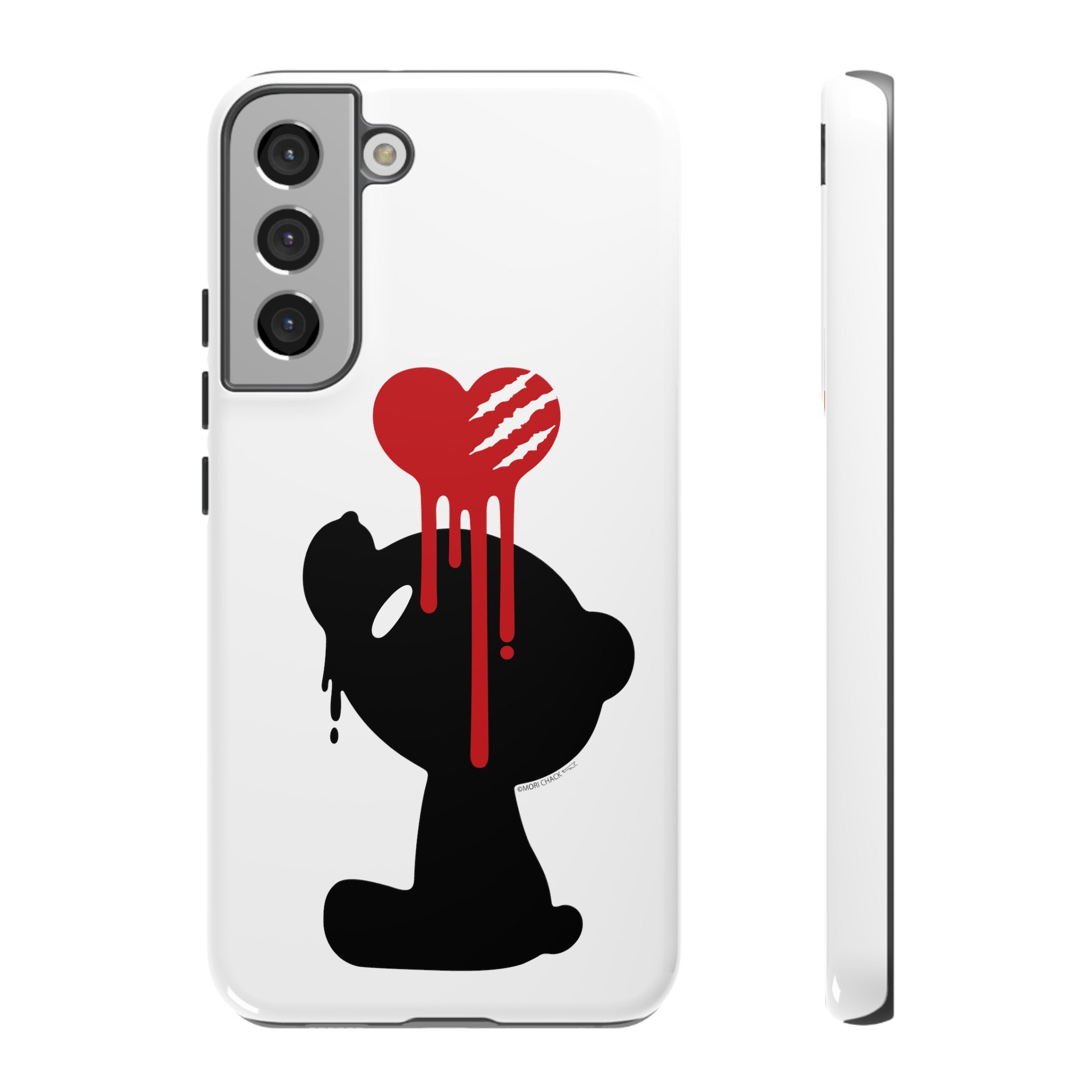 Gloomy Bear Heart - Dual Layer Phone Case