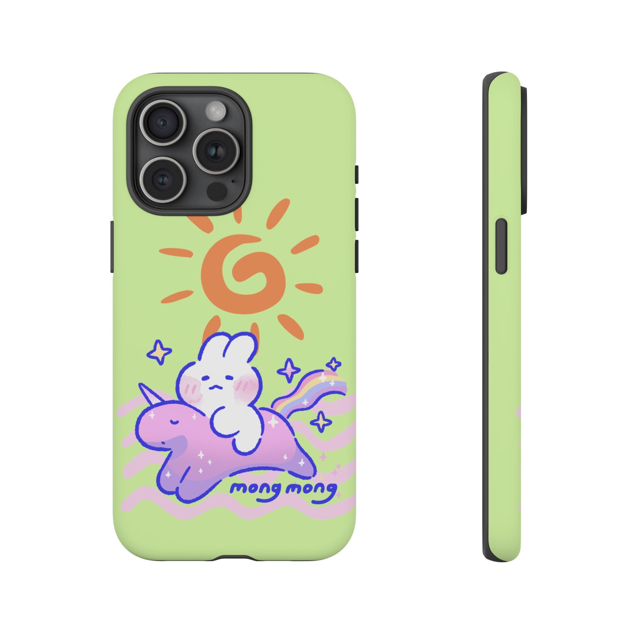 Lovely Mong Mong Ride a Unicorn Phone Case
