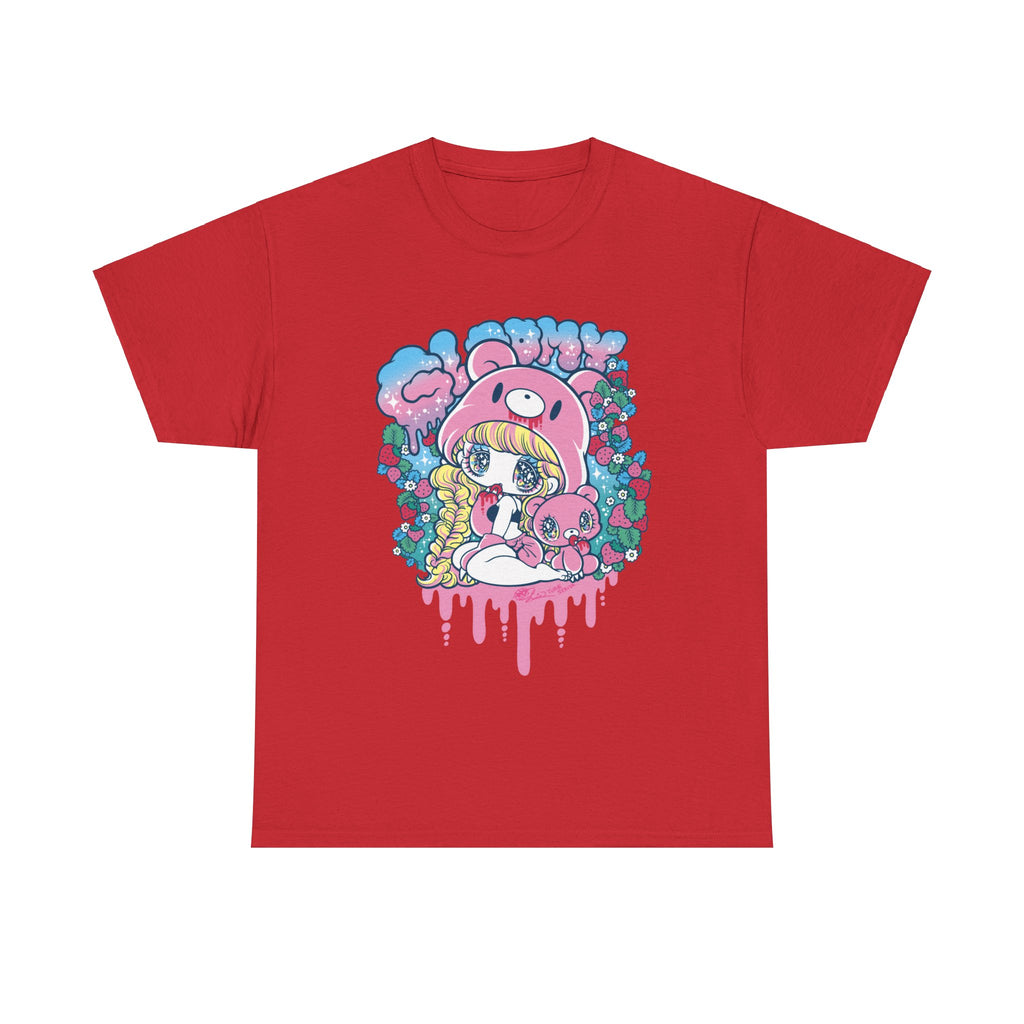Yurie Sekiya x Gloomy Bear ⭐️ Gloomy-Girl Strawberry tee