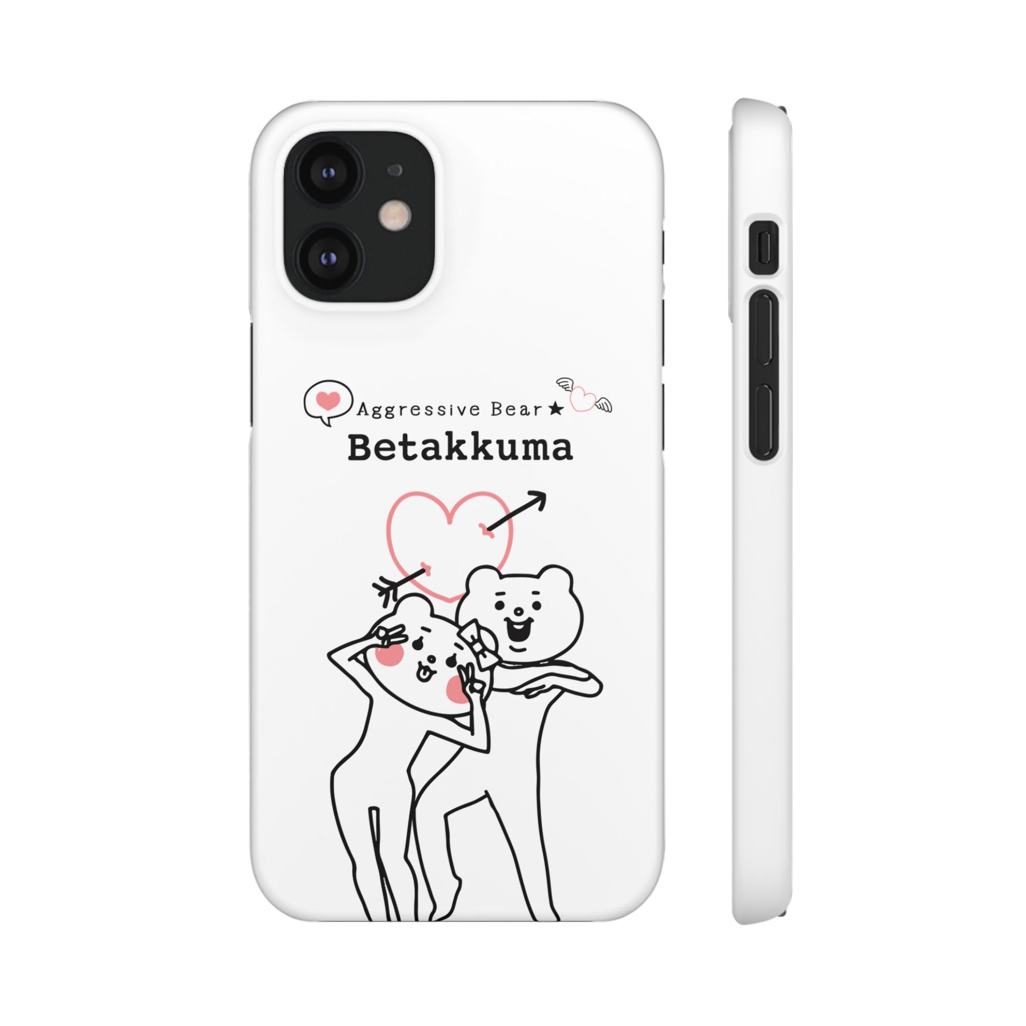 Betakkuma Arrow Heart Phone Case