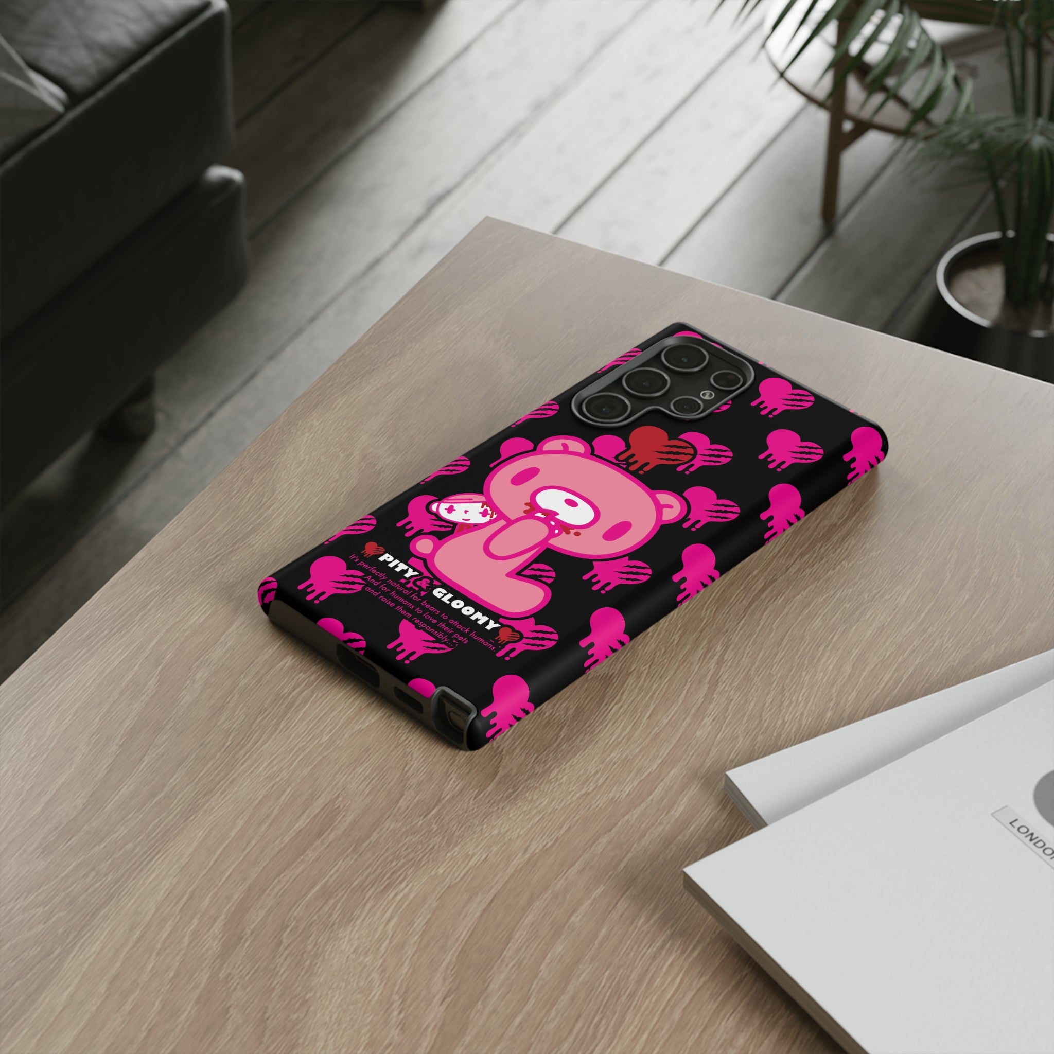 Gloomy Bear Pink Phone Case
