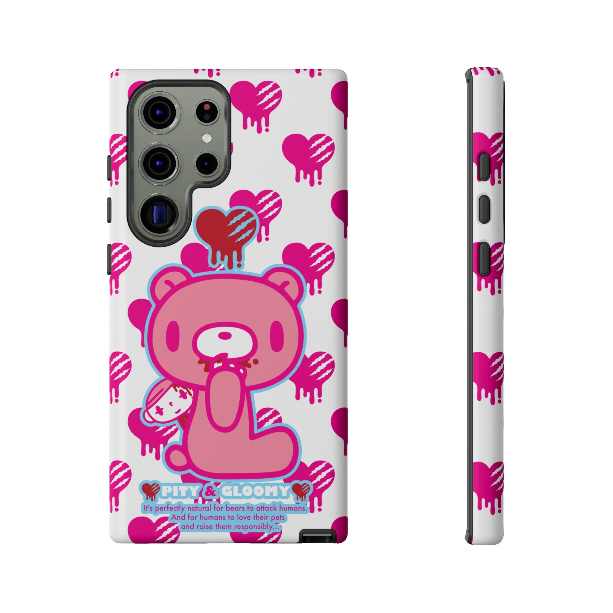 Gloomy Bear White Phone Case