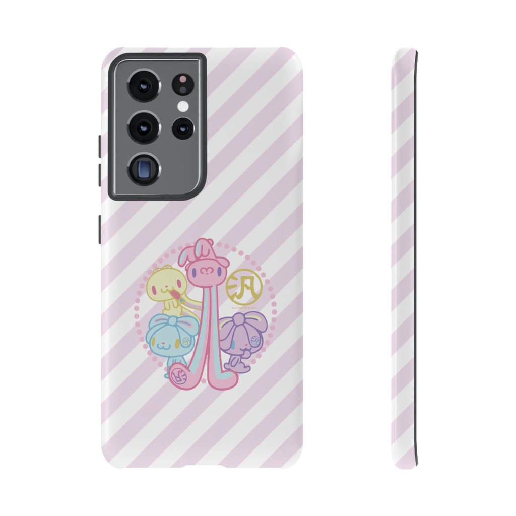 All Purpose Bunny Group Pastel Phone Case