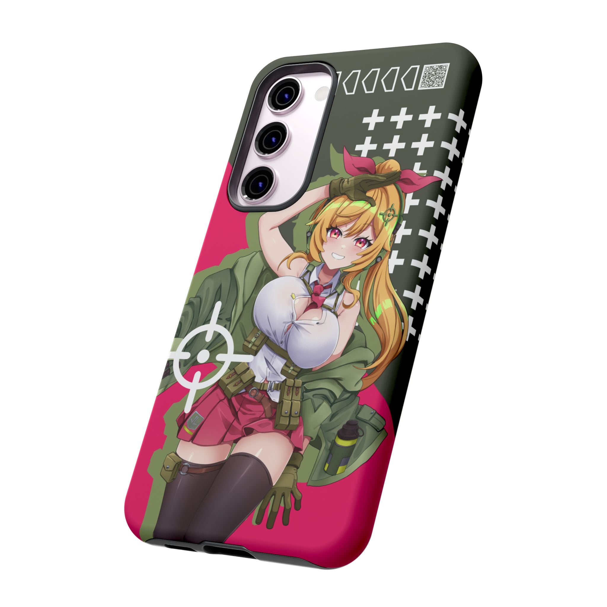 タレットガールズ - ロックオン スマホケース