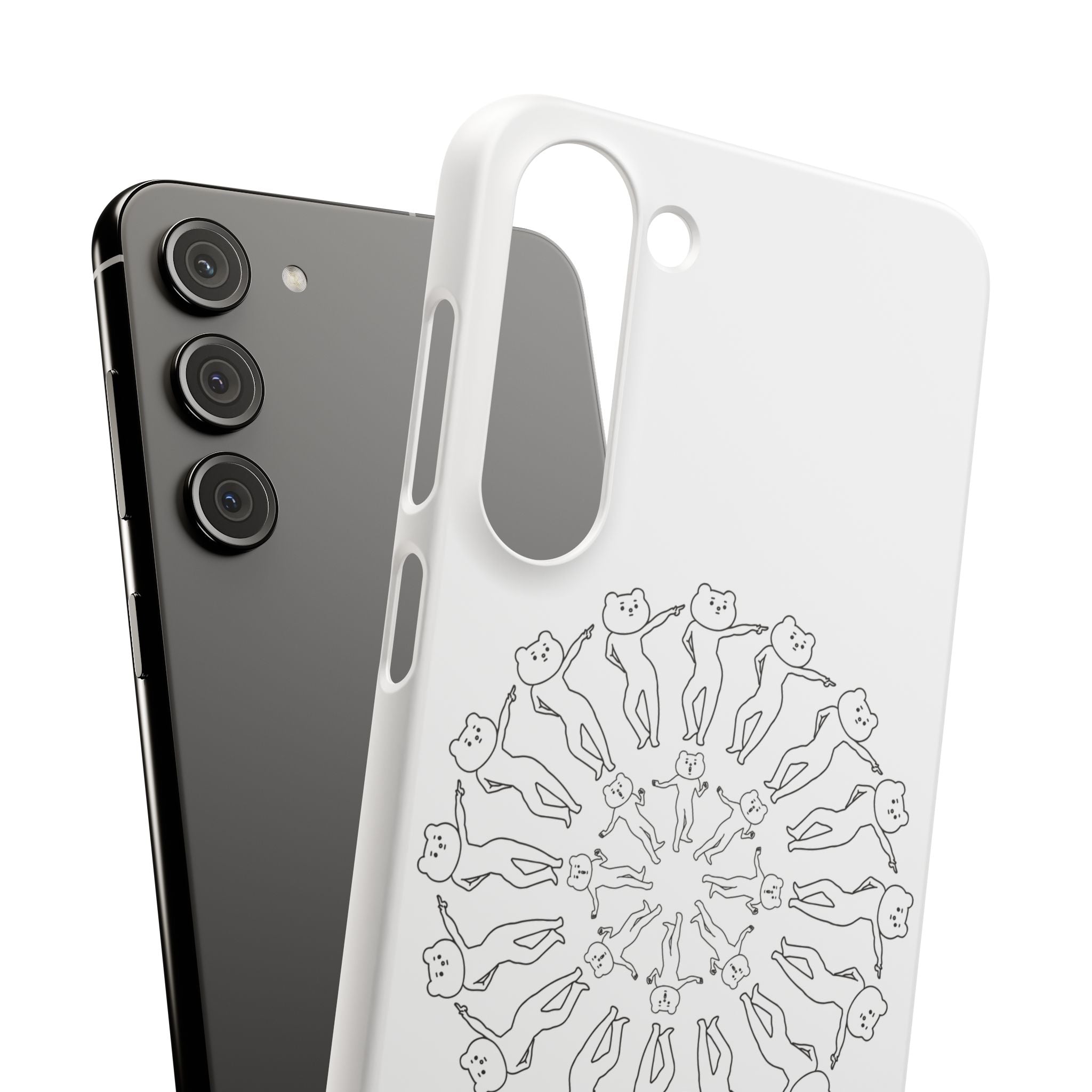 Betakkuma Swirl Pattern Phone Case