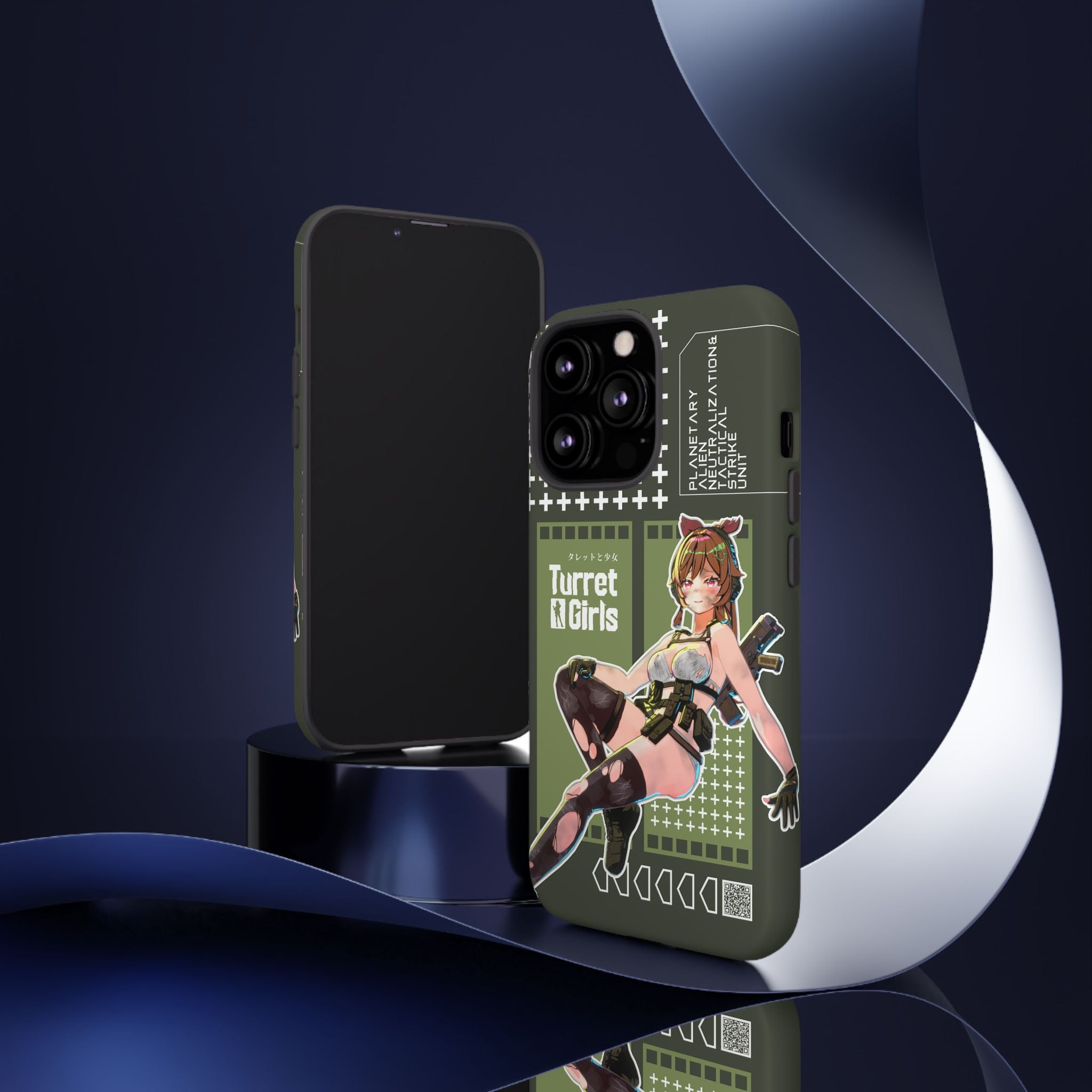 タレットガールズ - ぼろぼろのスマホケース