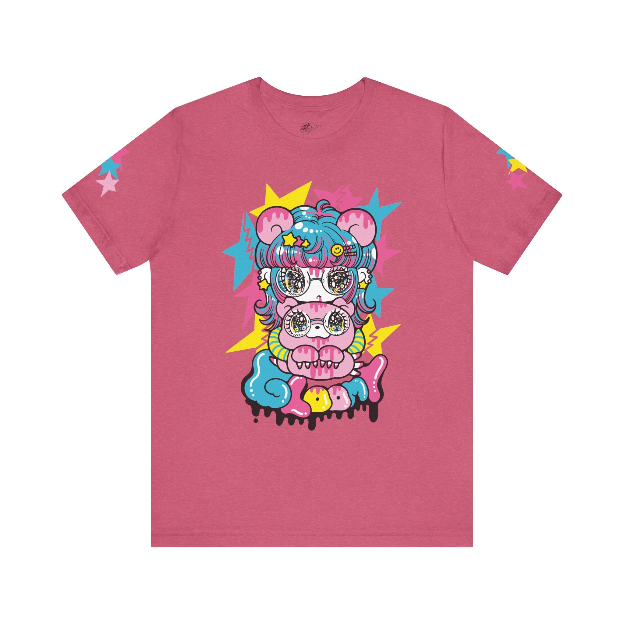 YURIE SEKIYA X GLOOMY BEAR🌟 STARRY GAL 2024 ユニセックス 半袖Tシャツ