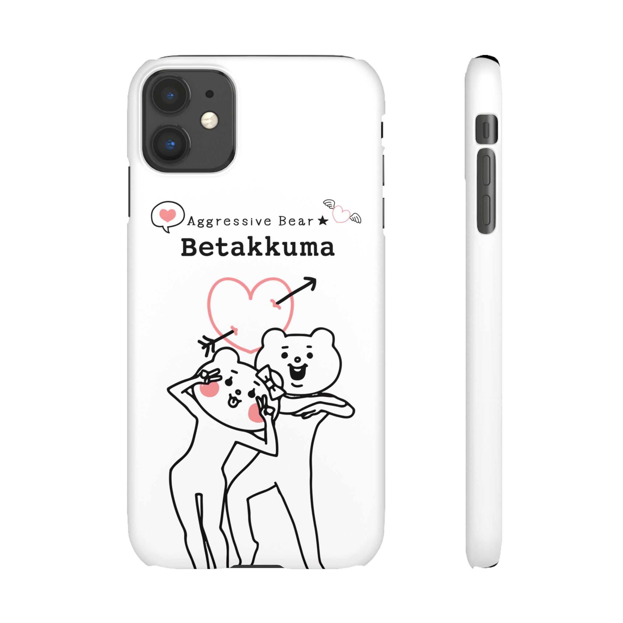 Betakkuma Arrow Heart Phone Case