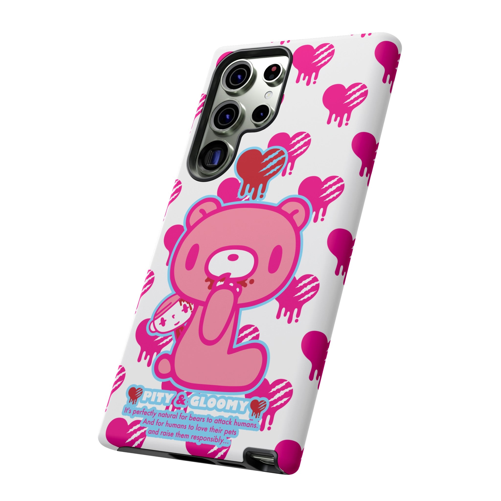 Gloomy Bear White Phone Case