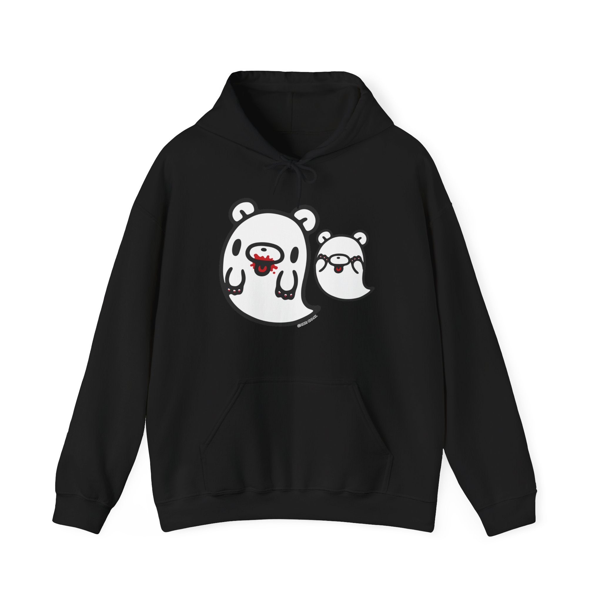 Halloween Ghostie Gloomy Bear - Traditional Hoodie