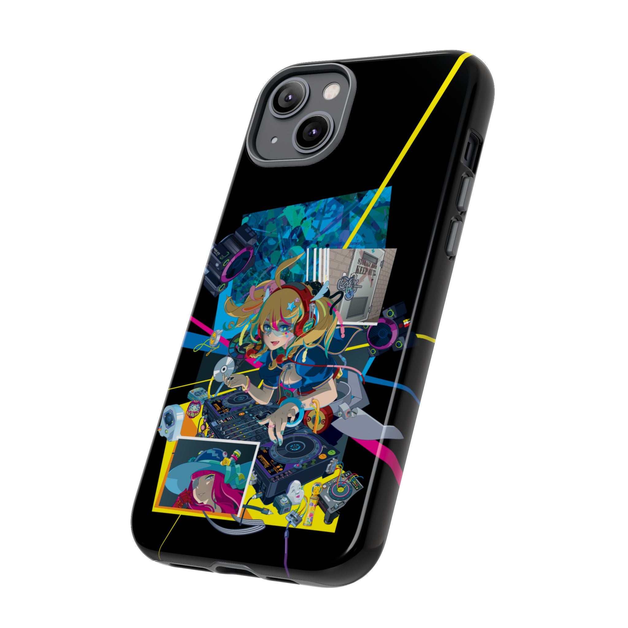 HYPERSONIC music club DJ VAL - Tough Phone Case