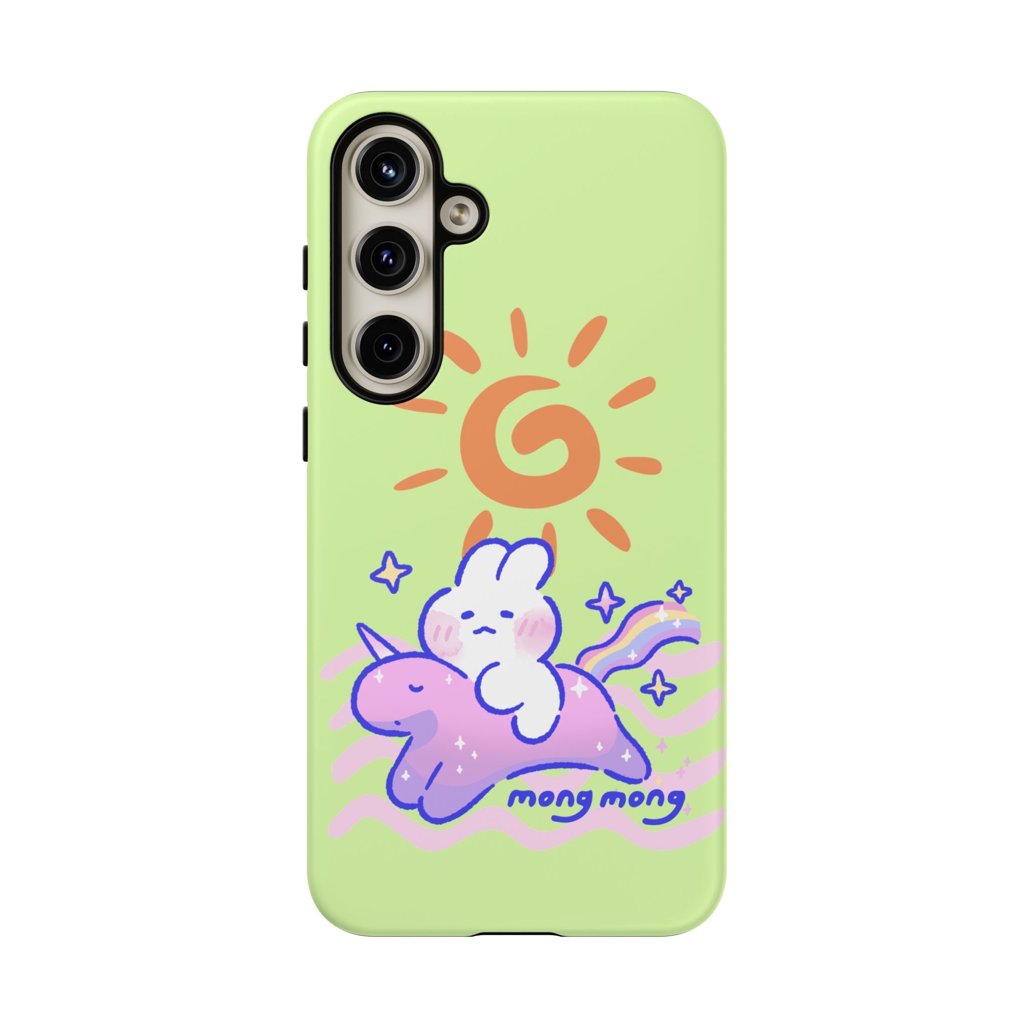 Lovely Mong Mong Ride a Unicorn Phone Case