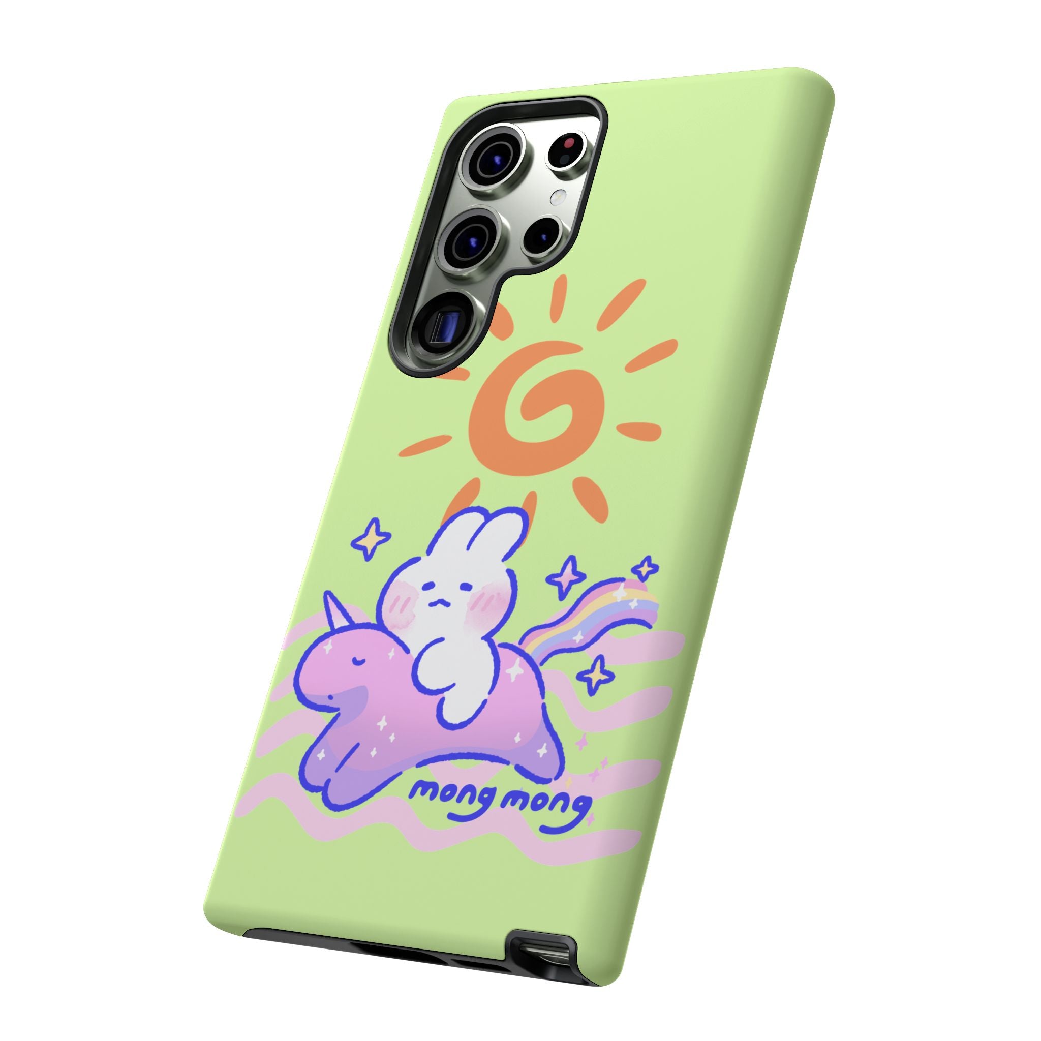 Lovely Mong Mong Ride a Unicorn Phone Case