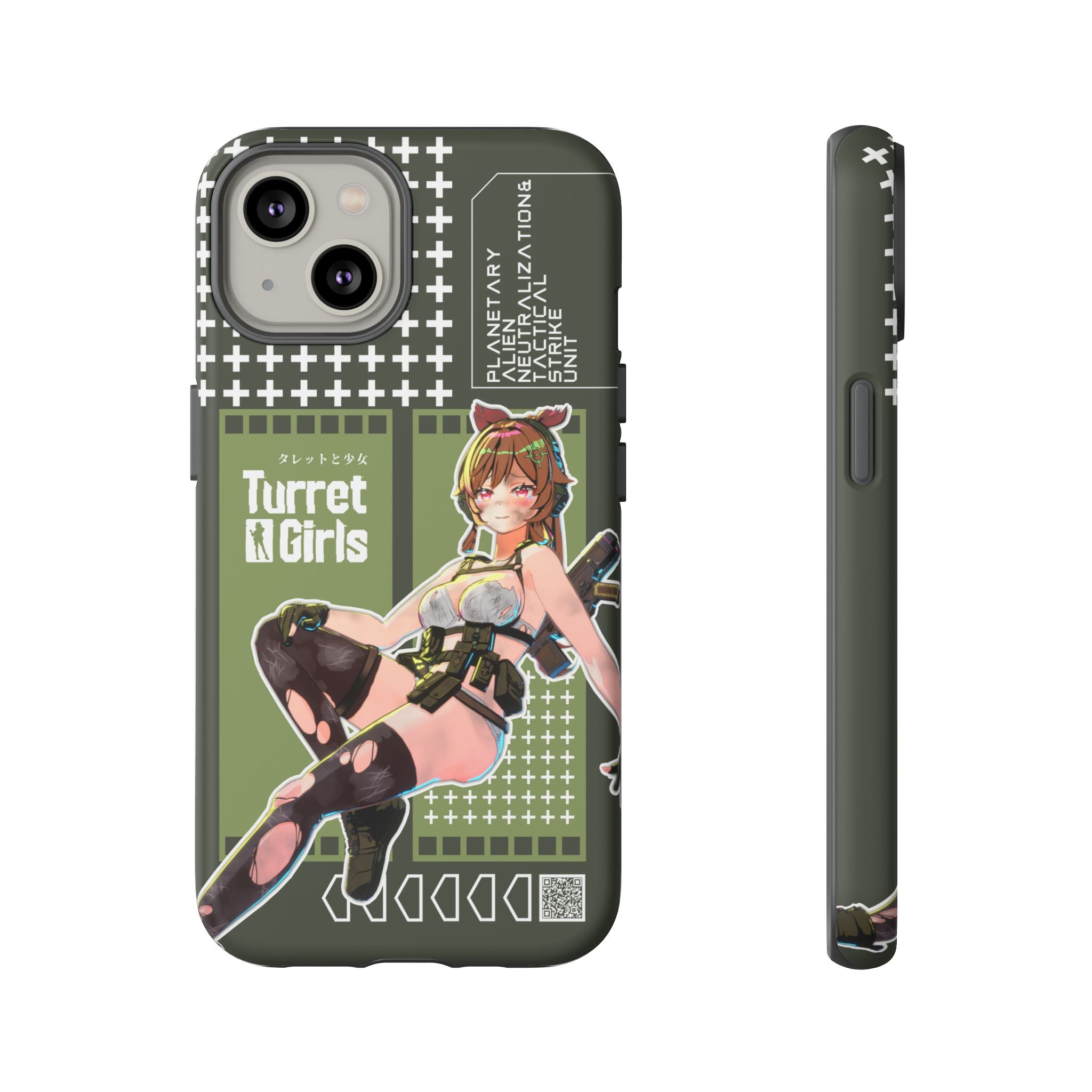 タレットガールズ - ぼろぼろのスマホケース