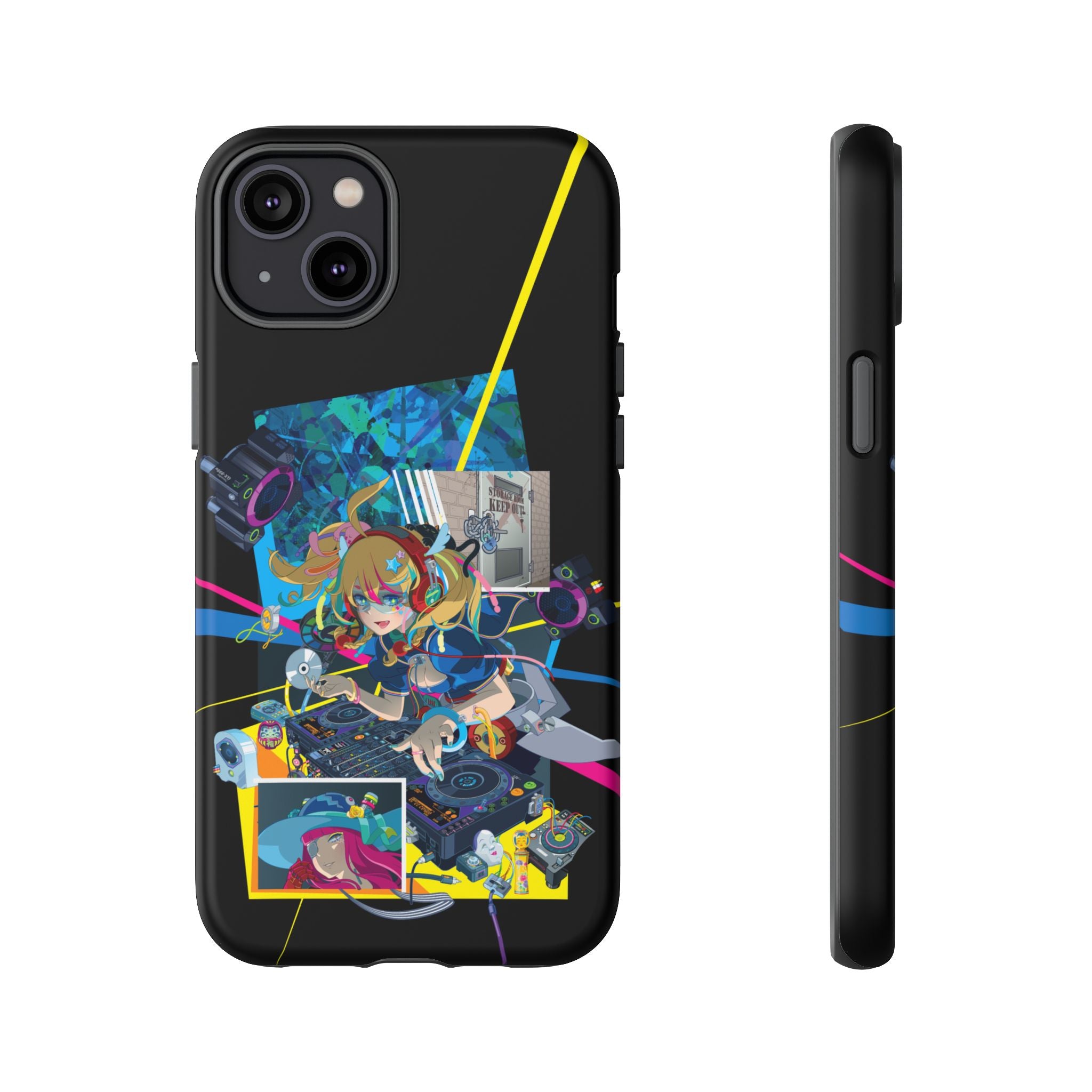 HYPERSONIC music club DJ VAL - Tough Phone Case