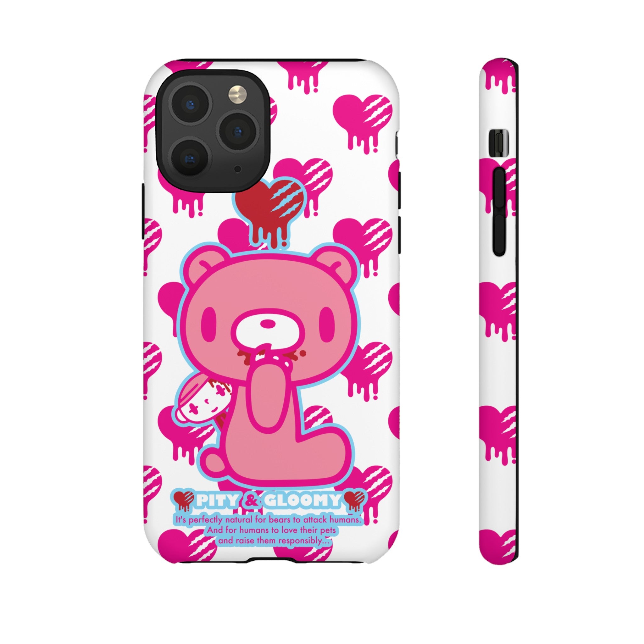 Gloomy Bear White Phone Case
