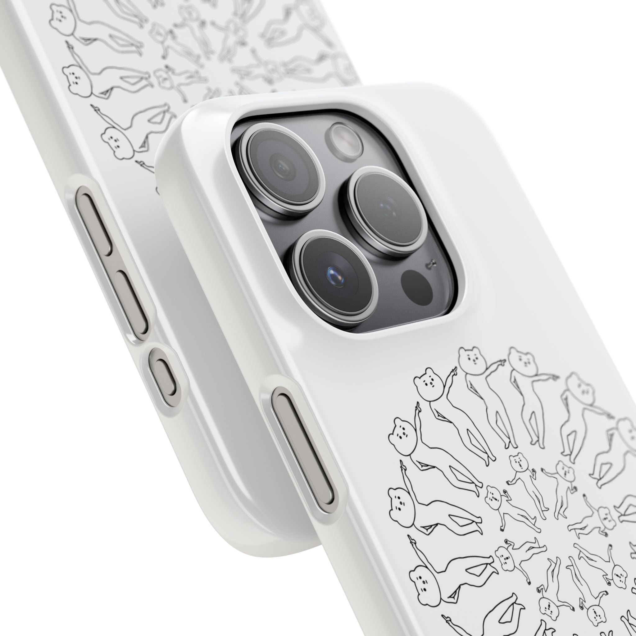 Betakkuma Swirl Pattern Phone Case