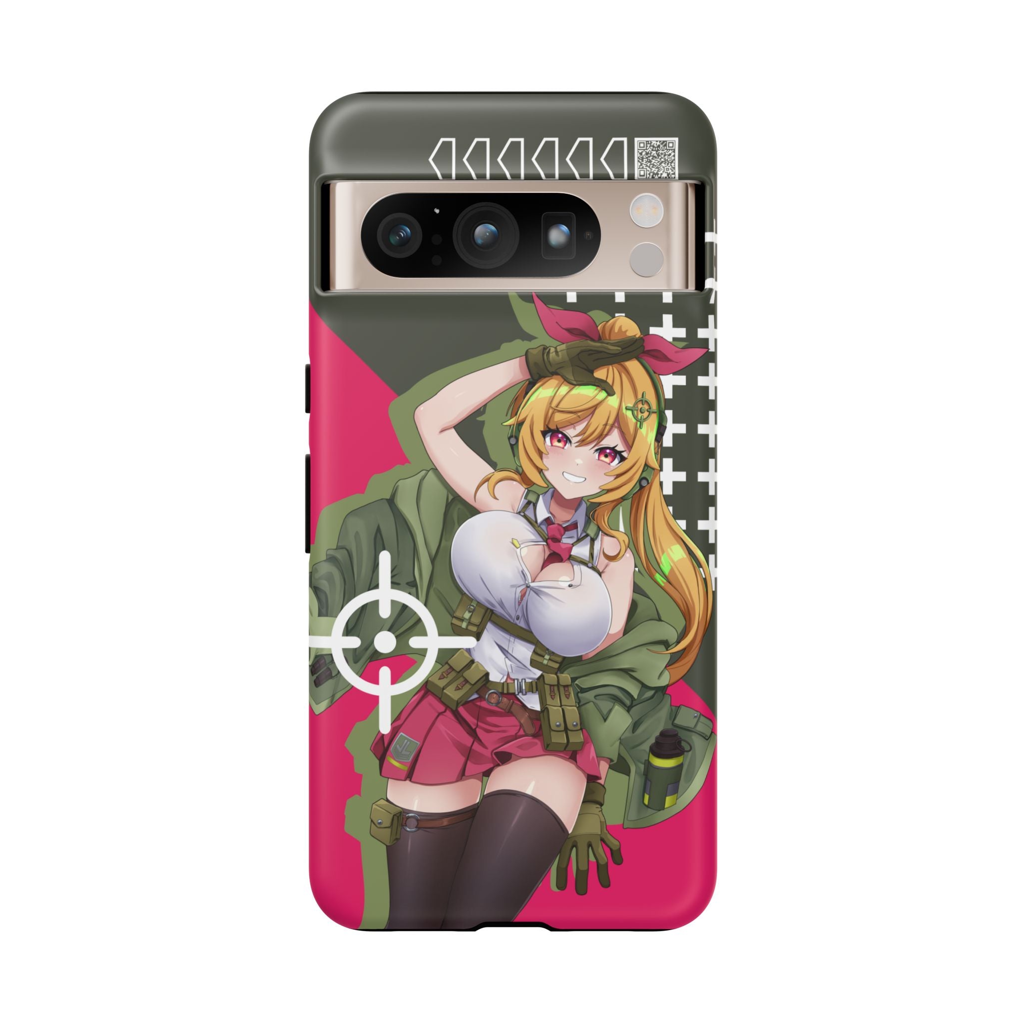 タレットガールズ - ロックオン スマホケース