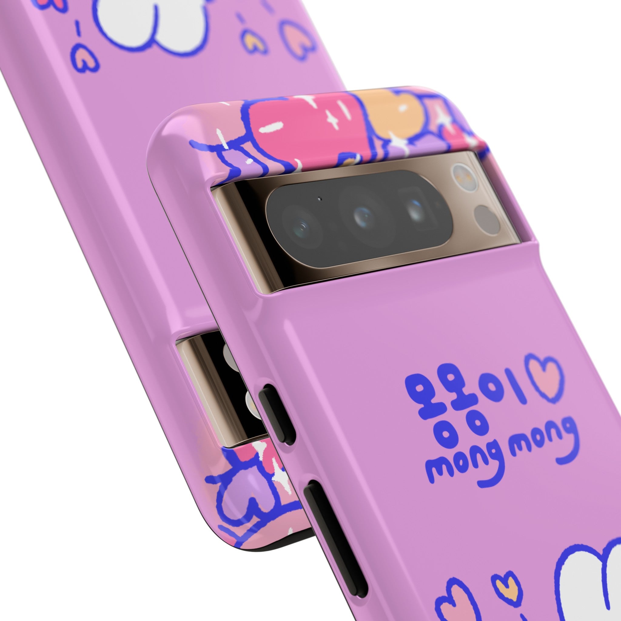 Lovely Mong Mong Heart Bath Phone Case