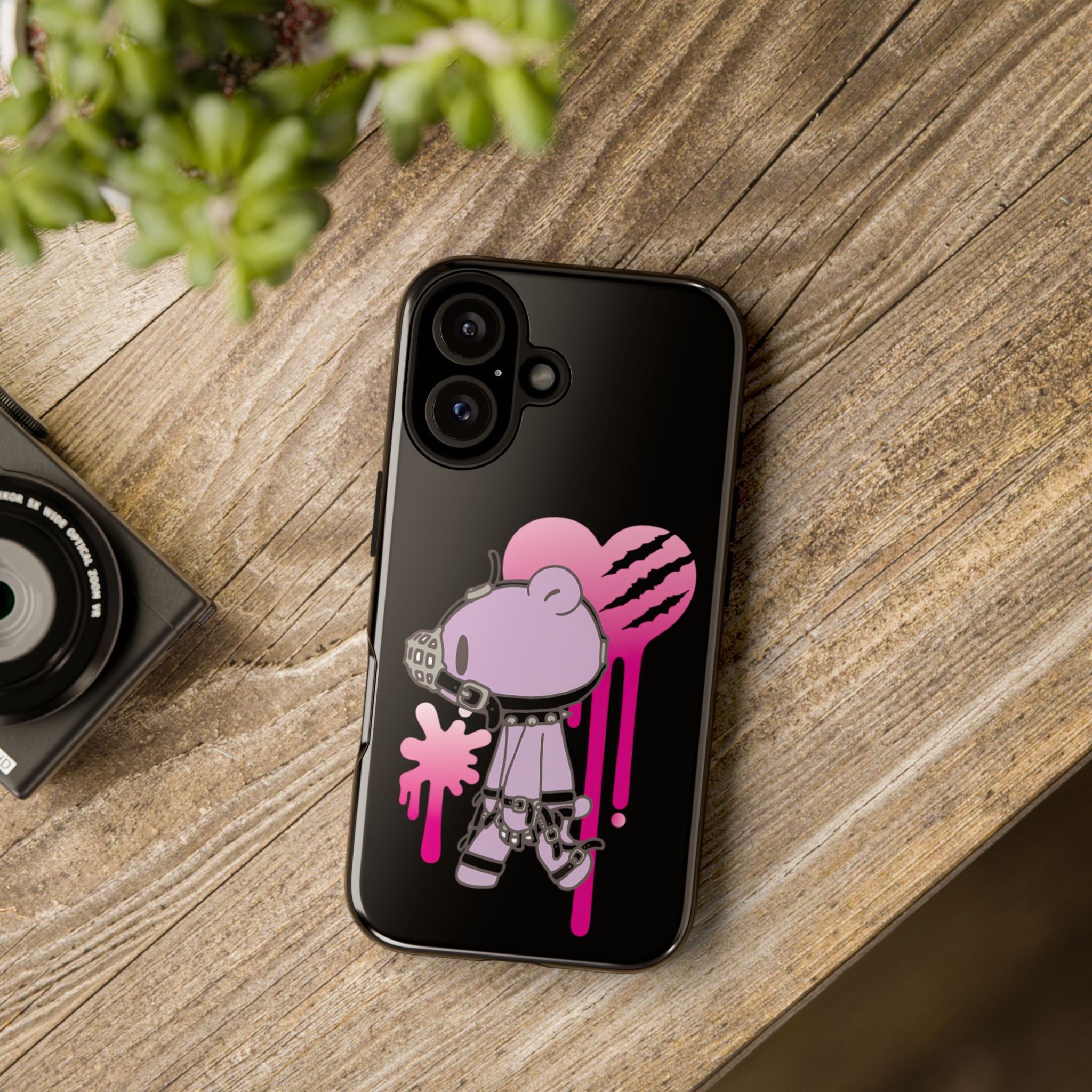Gloomy Bear x DEDGRL6 "Jelly Heart" Tough Cases