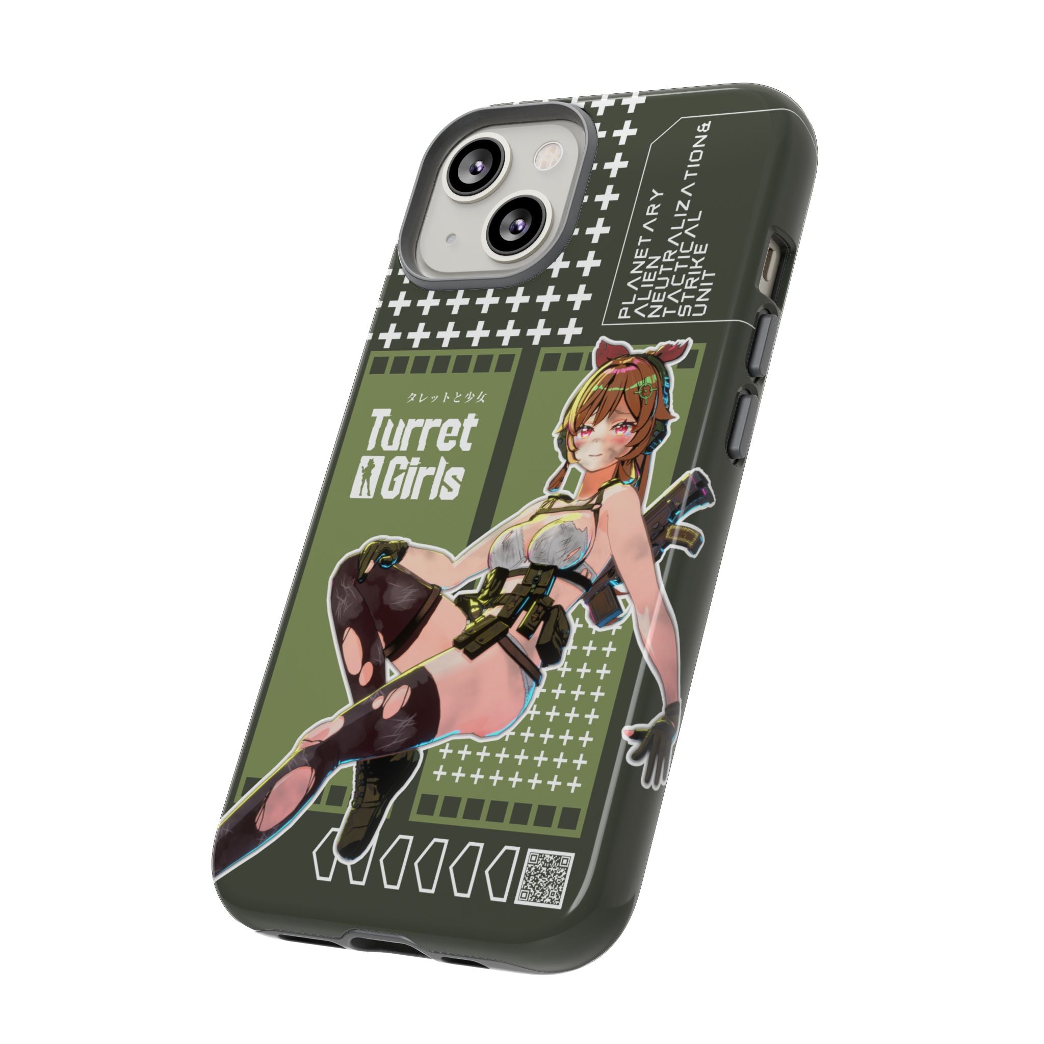 タレットガールズ - ぼろぼろのスマホケース