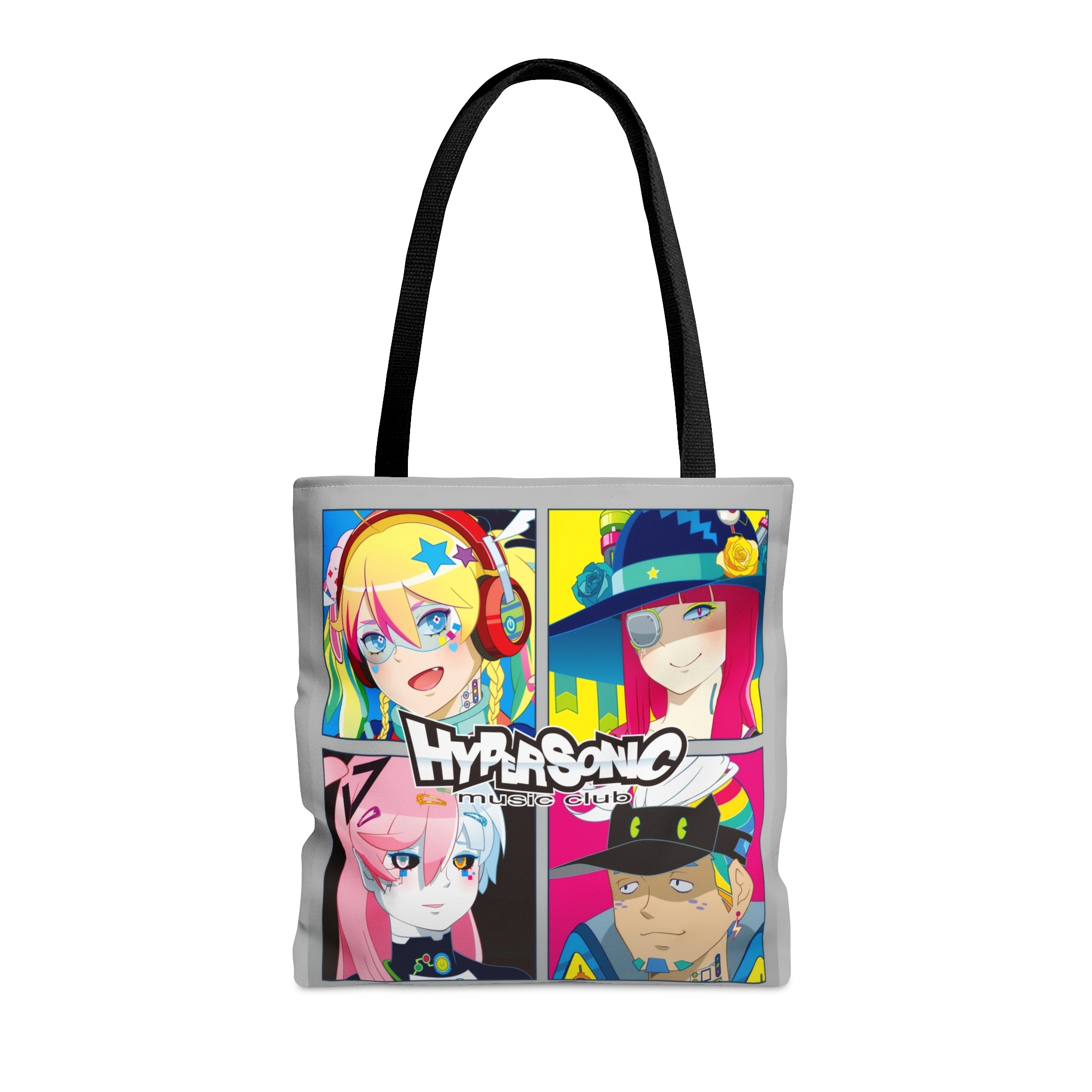 HYPERSONIC music club Characters Tote Bag