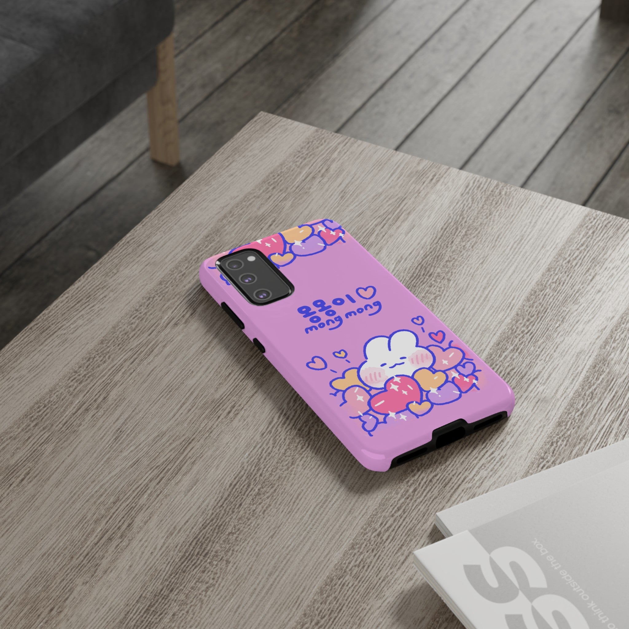 Lovely Mong Mong Heart Bath Phone Case